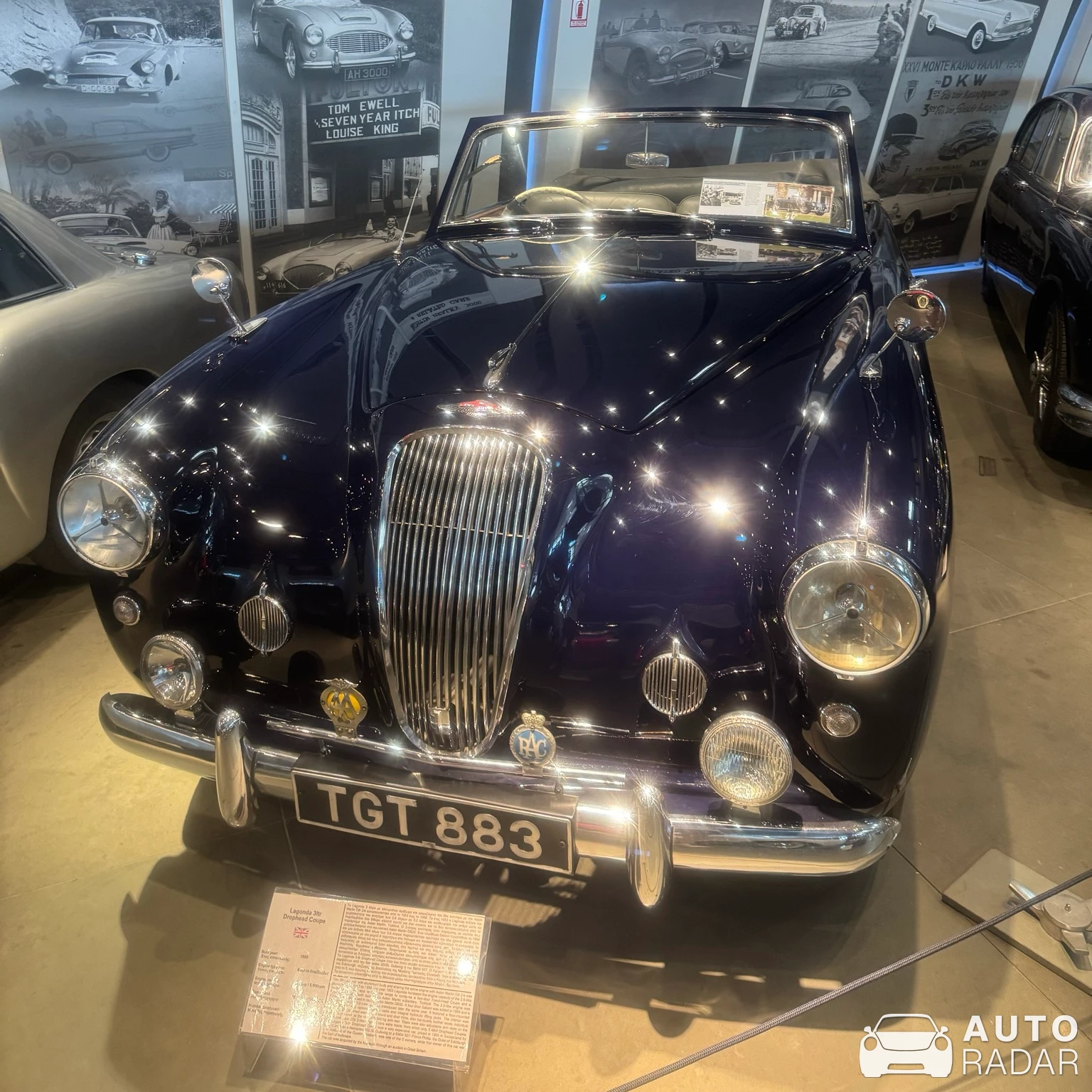 Lagonda 3-Litre Drophead Coupe spotted in Athina