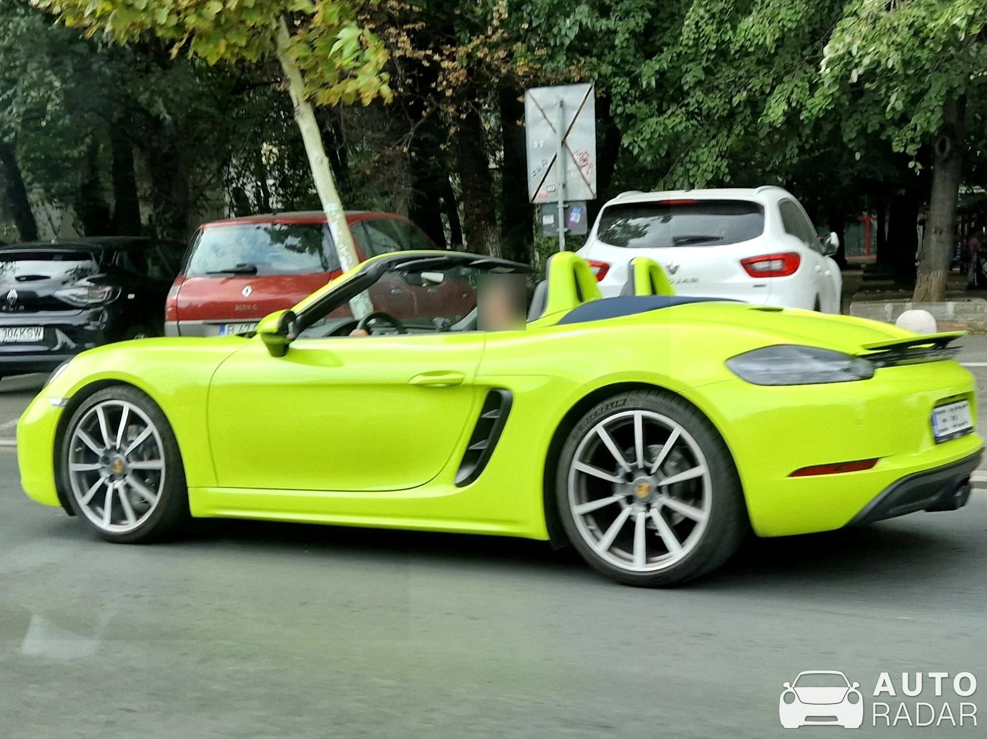 Porsche 718 Boxster spotted in Bucharest, Romania