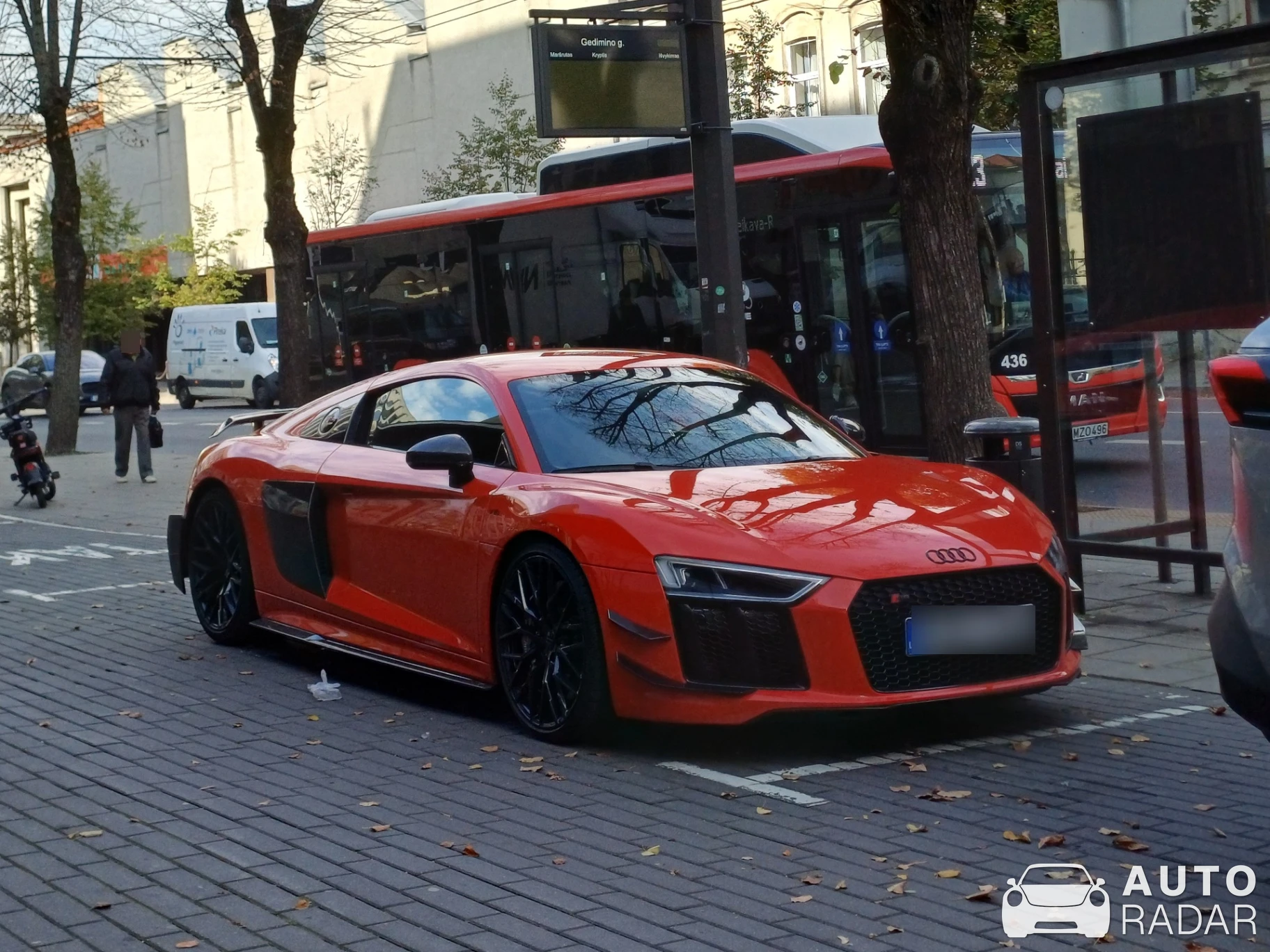 Audi R8 V10 spotted in Kaunas, Lithuania