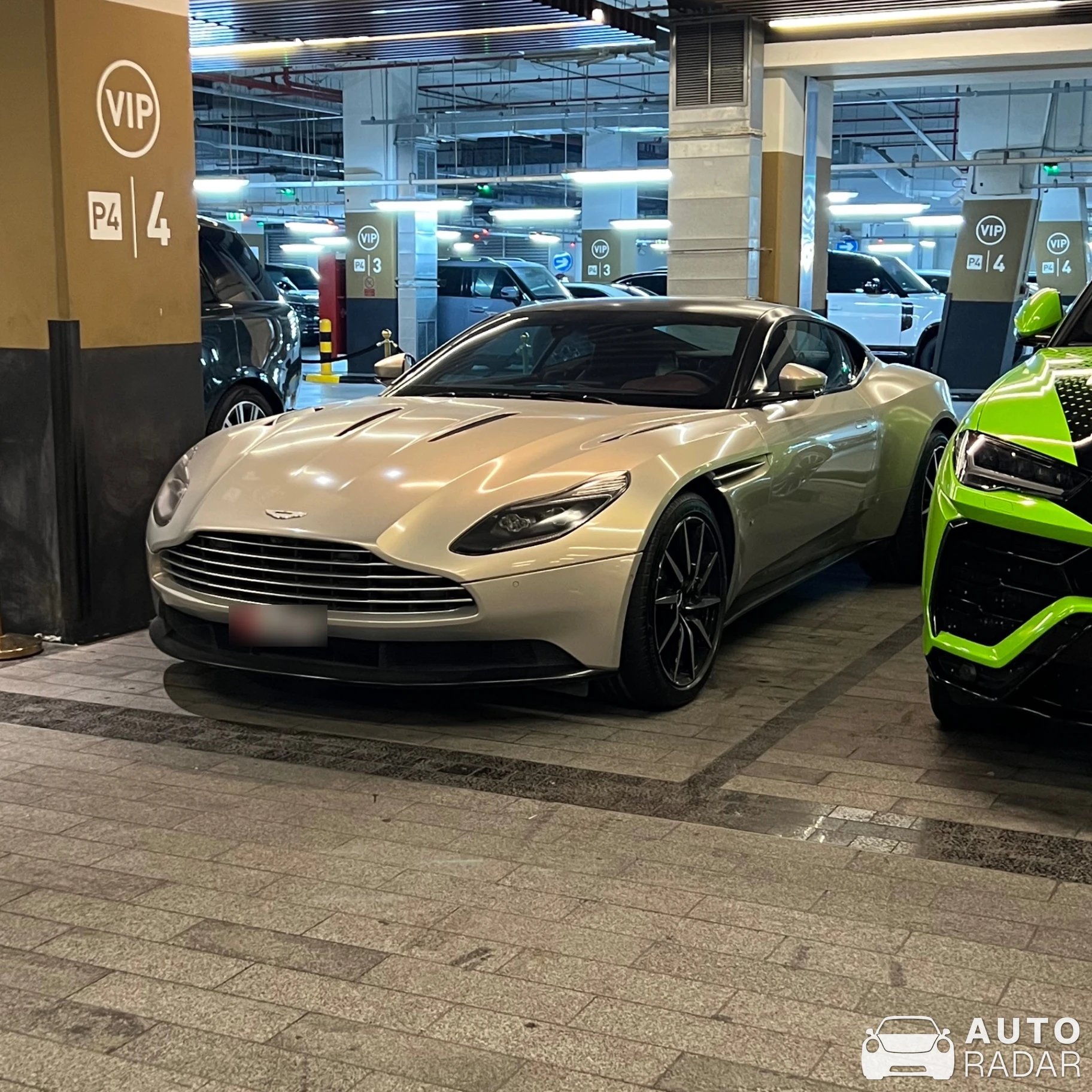 Aston Martin DB11 spotted in Abu Dhabi, United Arab Emirates