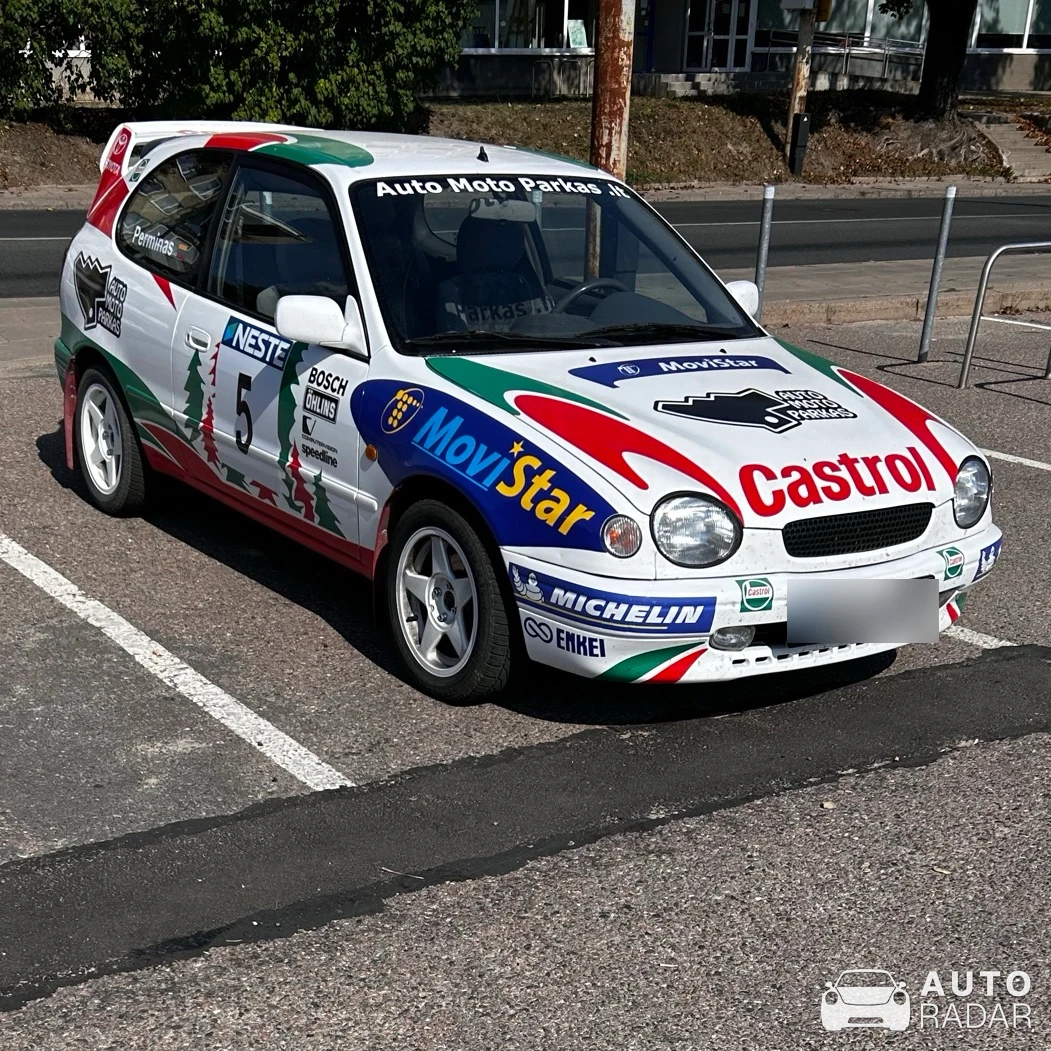 Toyota Corolla WRC spotted in Vilnius