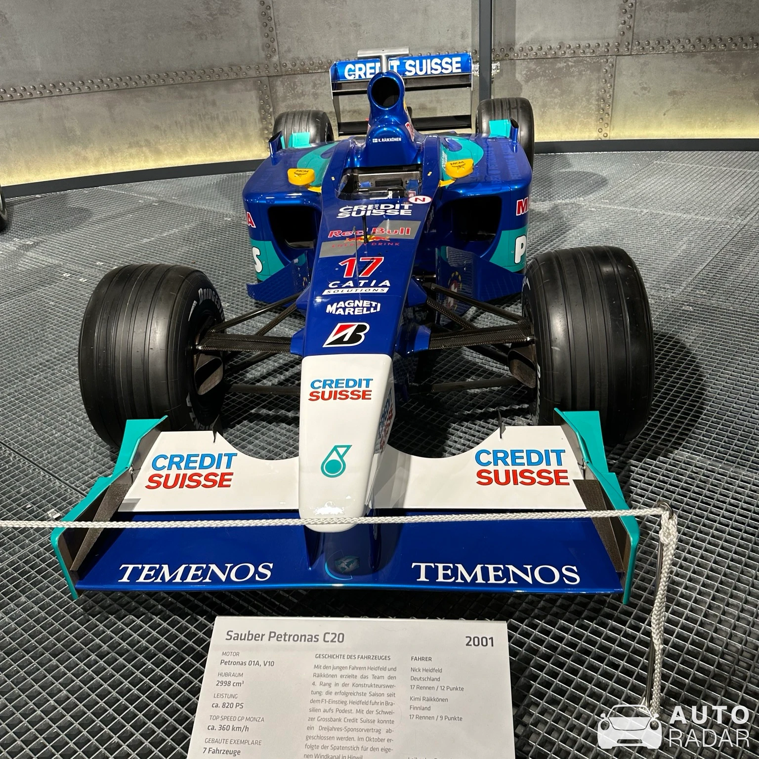Sauber C20 spotted in Romanshorn