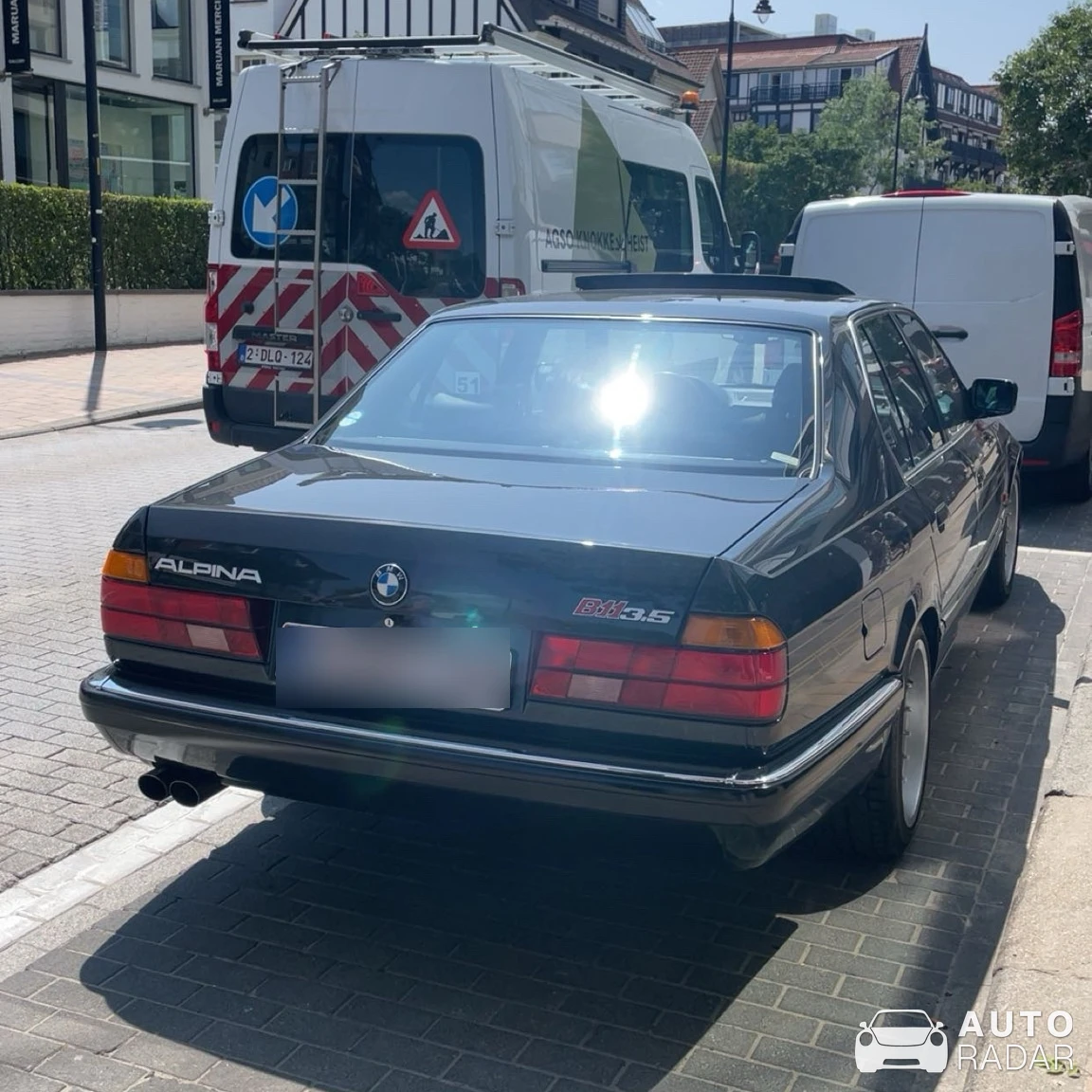 Alpina B11 3.5 E32 spotted in Knokke-Heist
