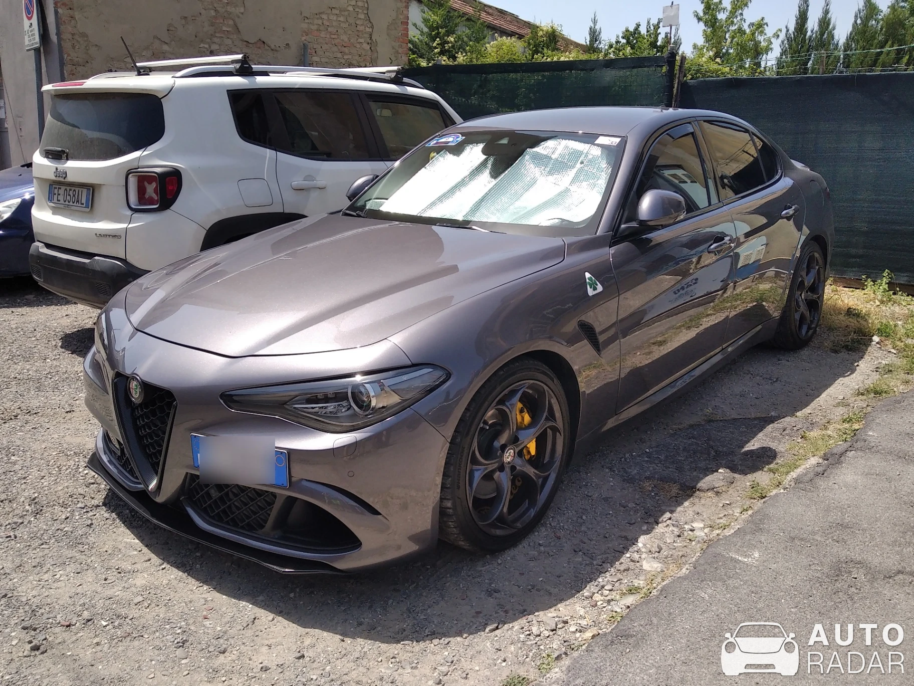 Alfa Romeo Giulia Quadrifoglio spotted in Prato, Italia