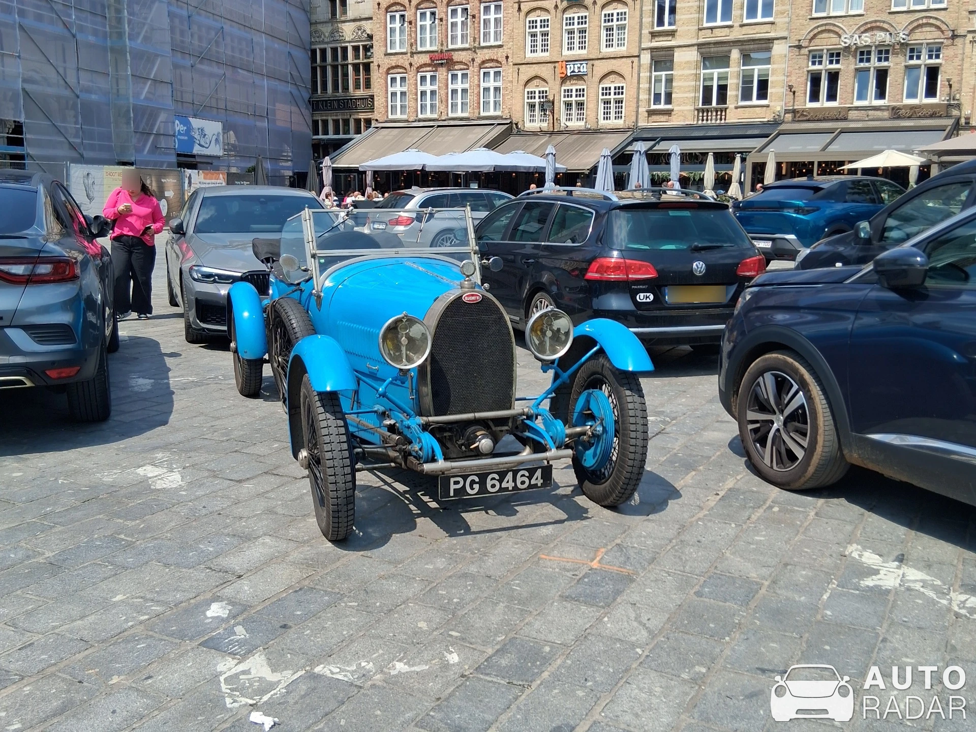 Bugatti Type 44 Drophead Coupé spotted in Ieper