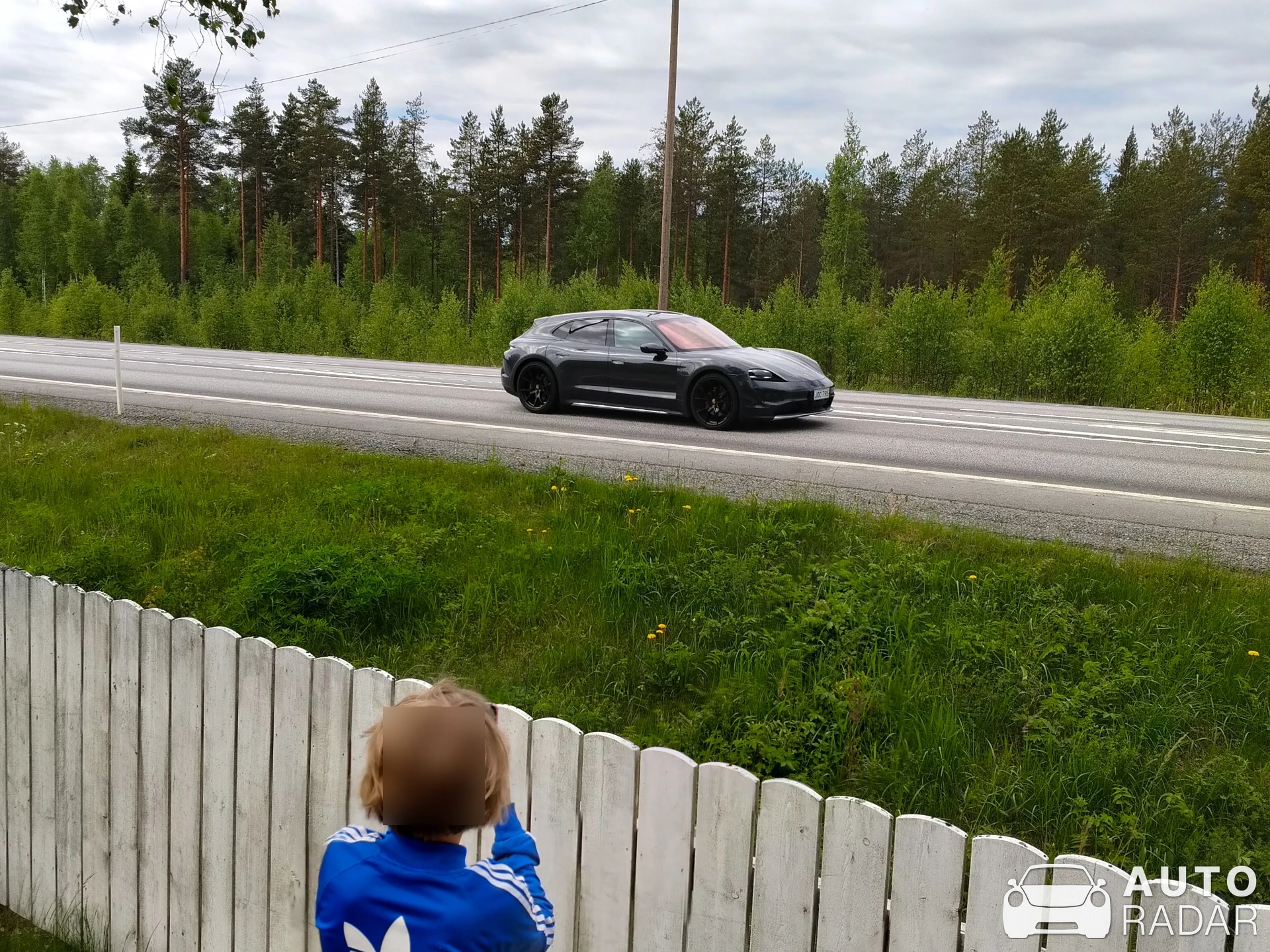 Porsche Taycan Sport Turismo spotted in Leivonmäki