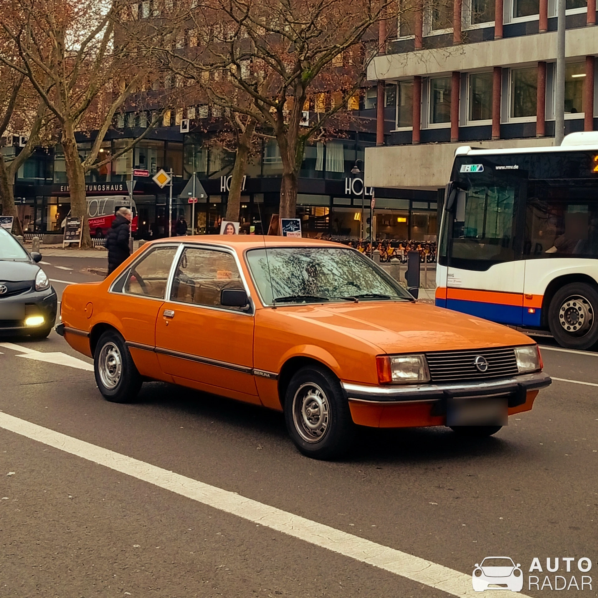 Opel Rekord E spotted in Mainz