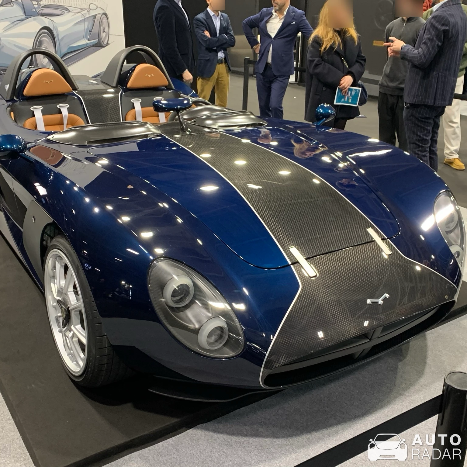 Automobili Mignatta Rina Spyder spotted in Paris