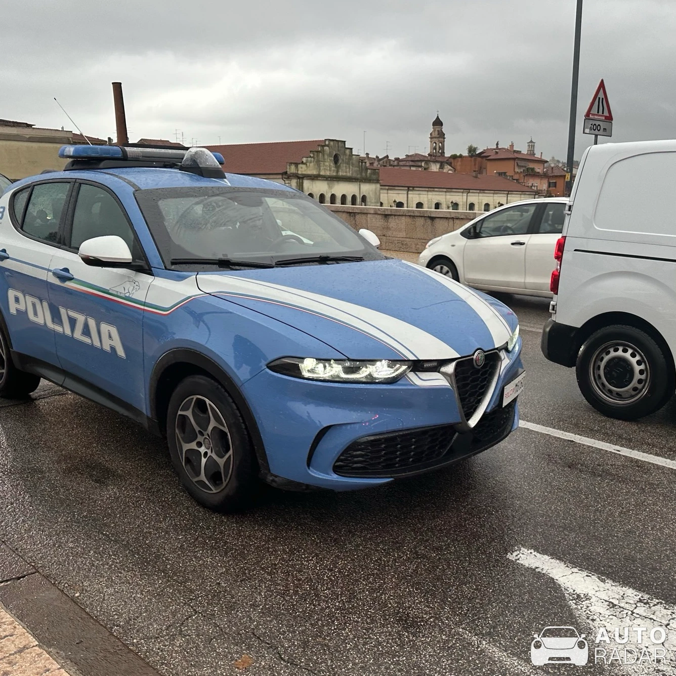Alfa Romeo Giulia Polizia spotted in Verona