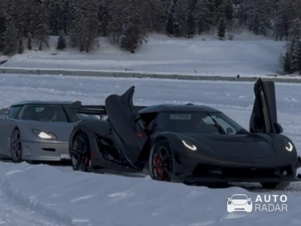 Koenigsegg Jesko Attack spotted in St. Moritz, Switzerland