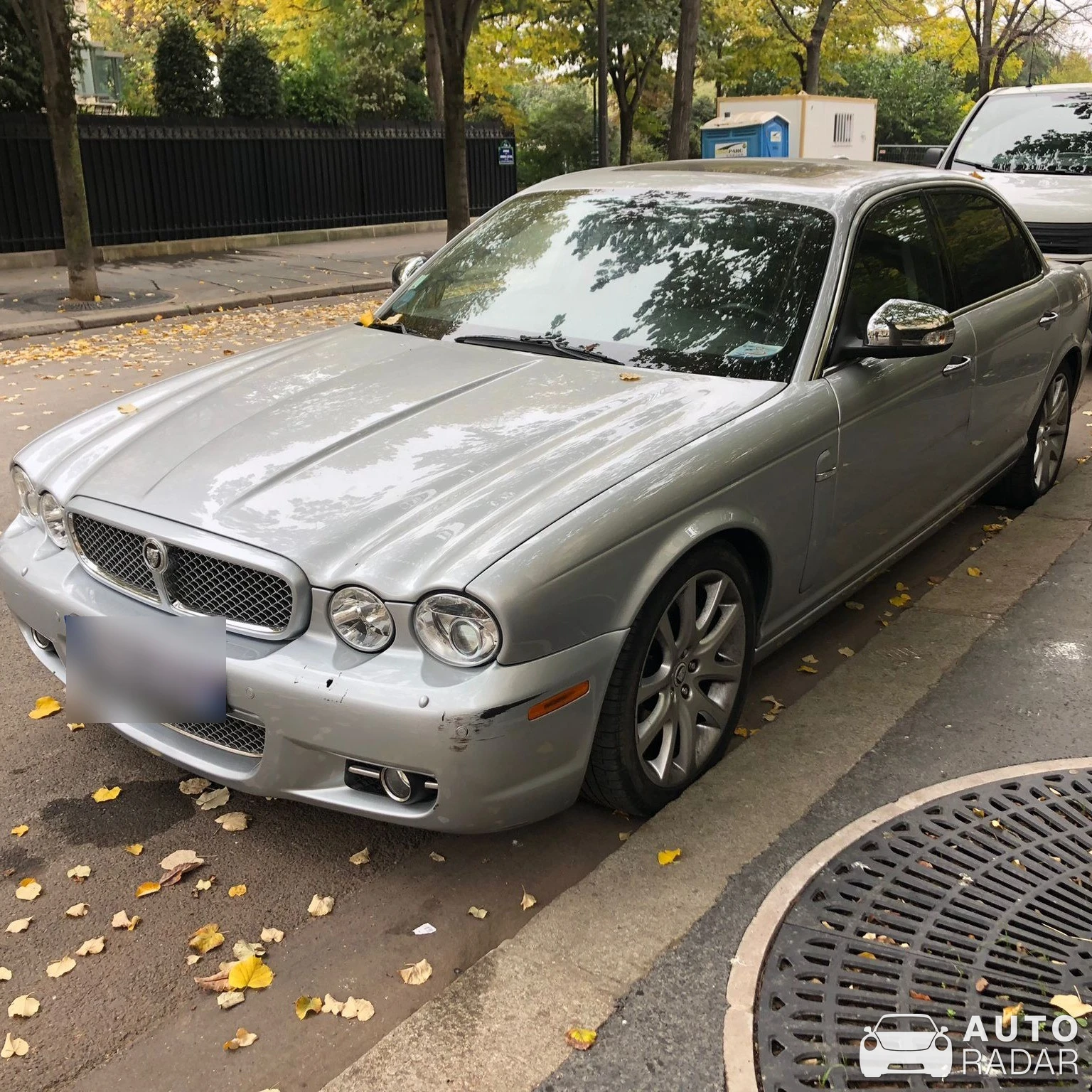 Jaguar XJ spotted in Paris, France