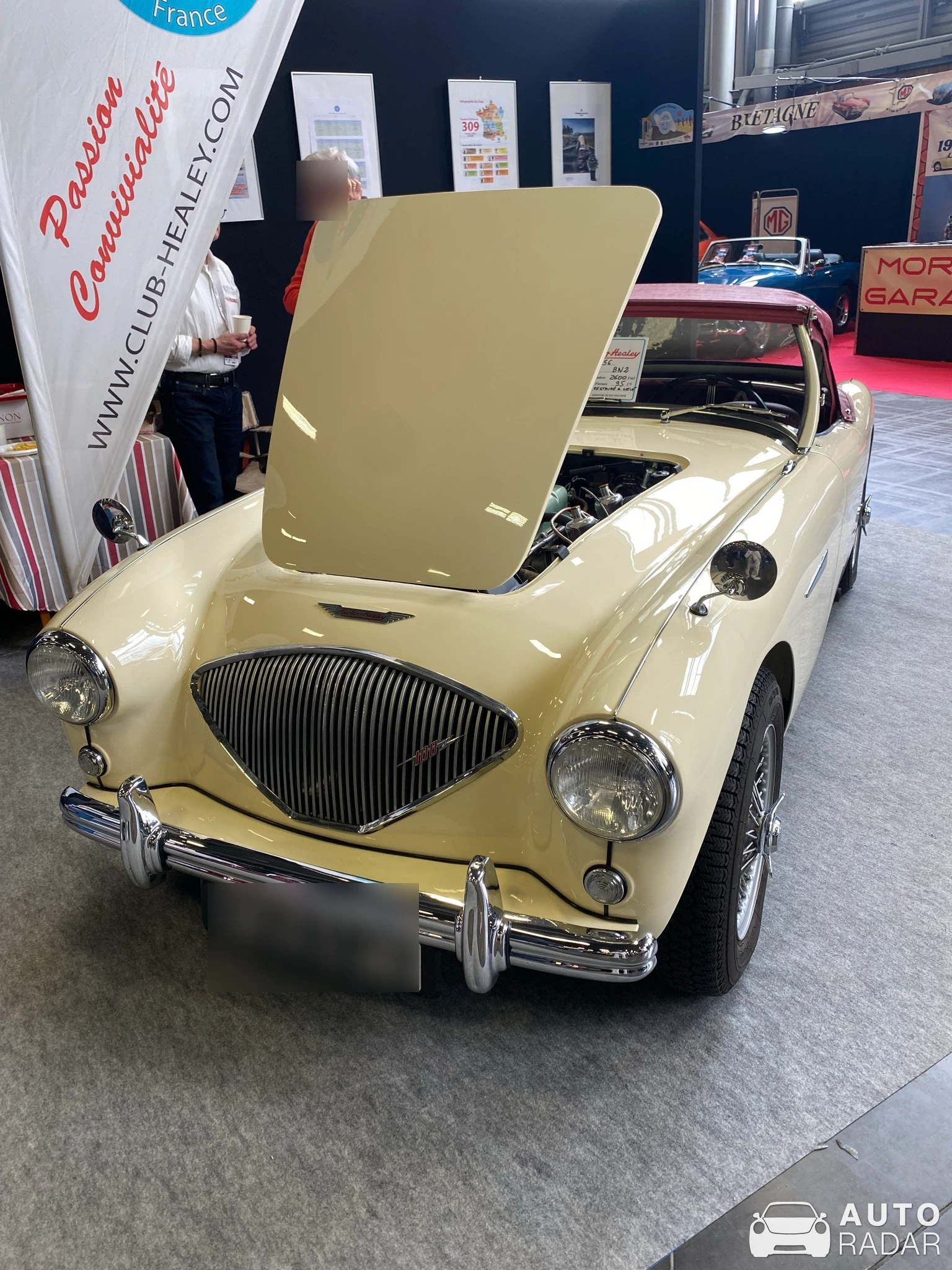 Austin-Healey 100 BN2 spotted in Nantes