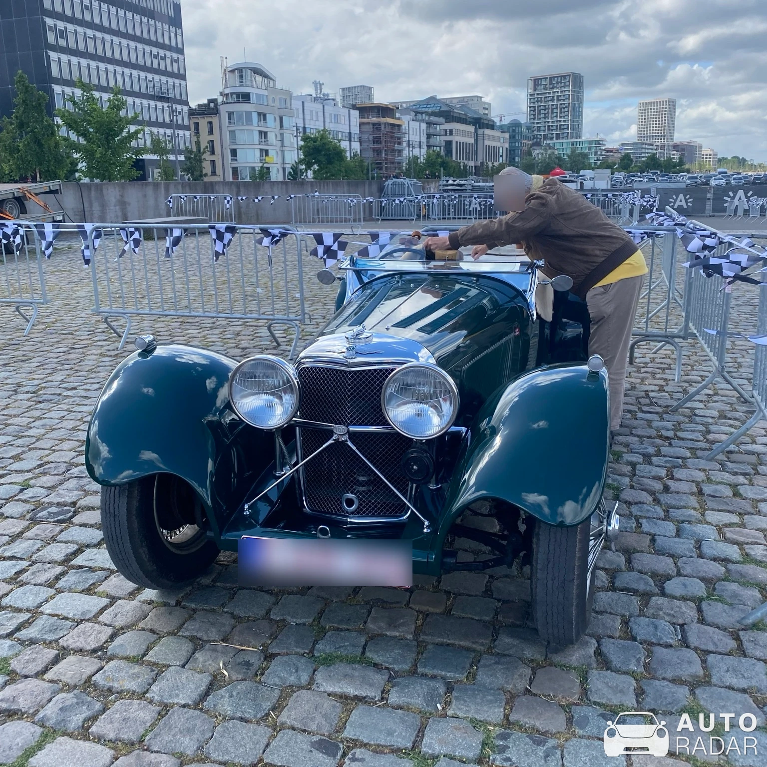 Jaguar SS 100 3.5 Liter 1936 spotted in Antwerpen