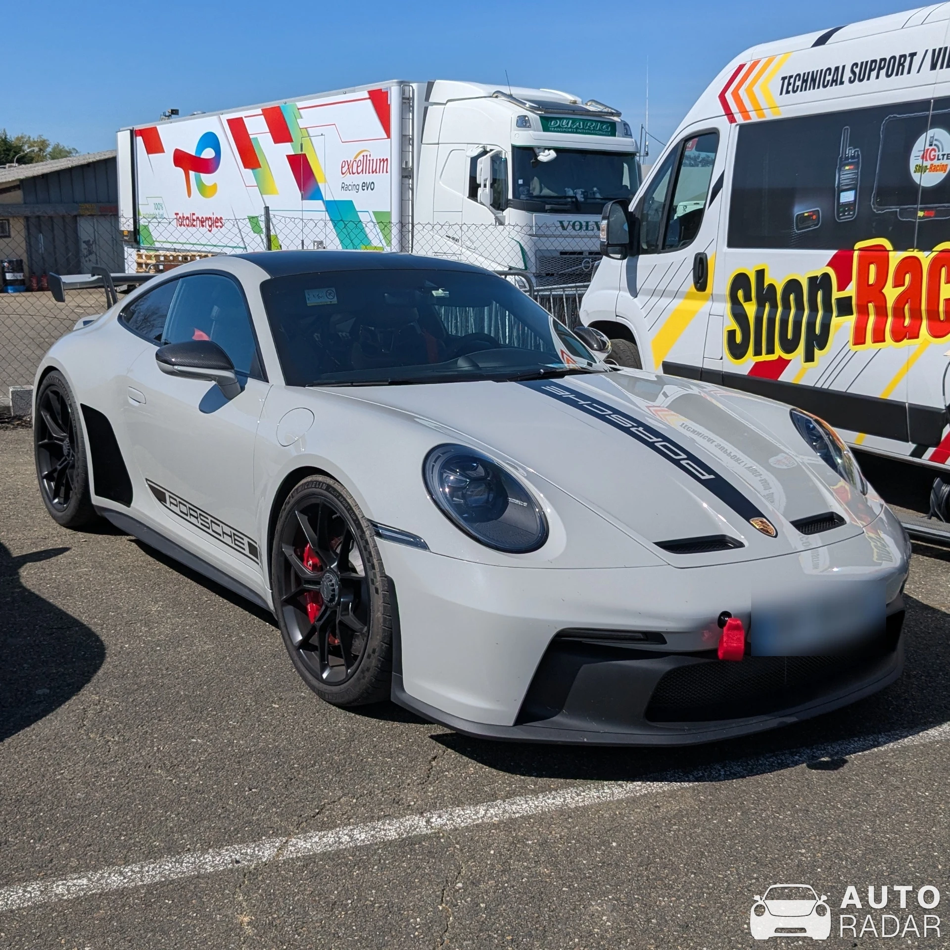 Porsche 992 GT3 MkI spotted in Nogaro