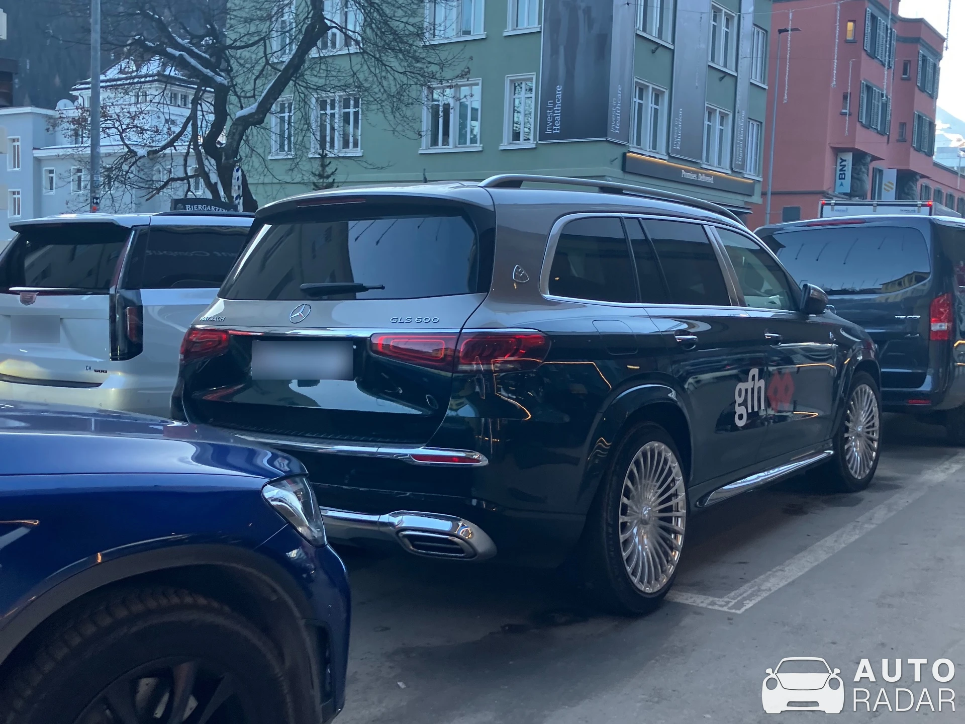 Mercedes-Maybach GLS 600 spotted in Davos, Switzerland