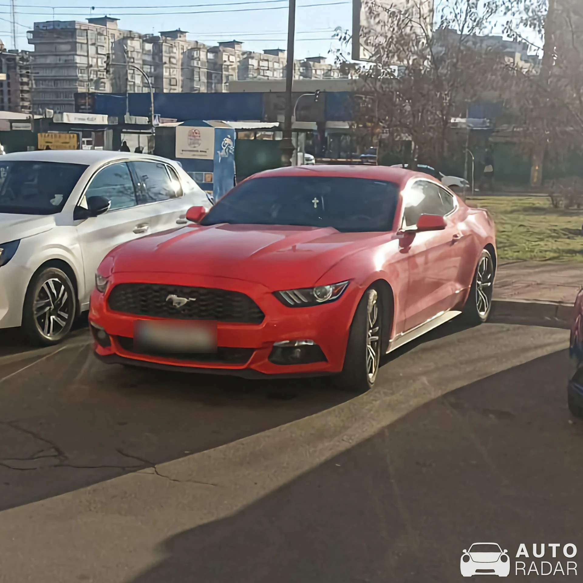 Ford Mustang spotted in Kyiv, Ukraine