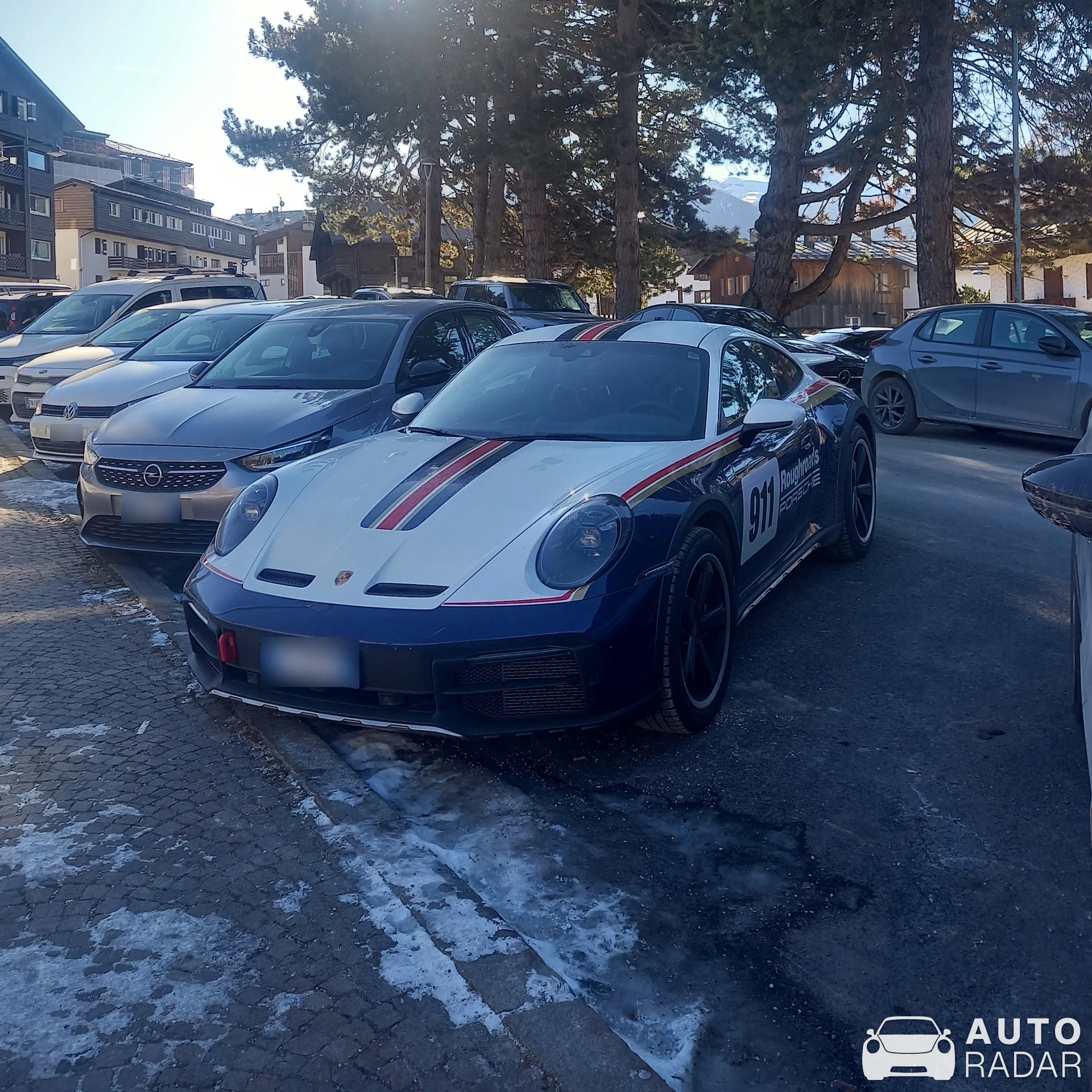 Porsche 992 Dakar spotted in Cortina d'Ampezzo, Italy