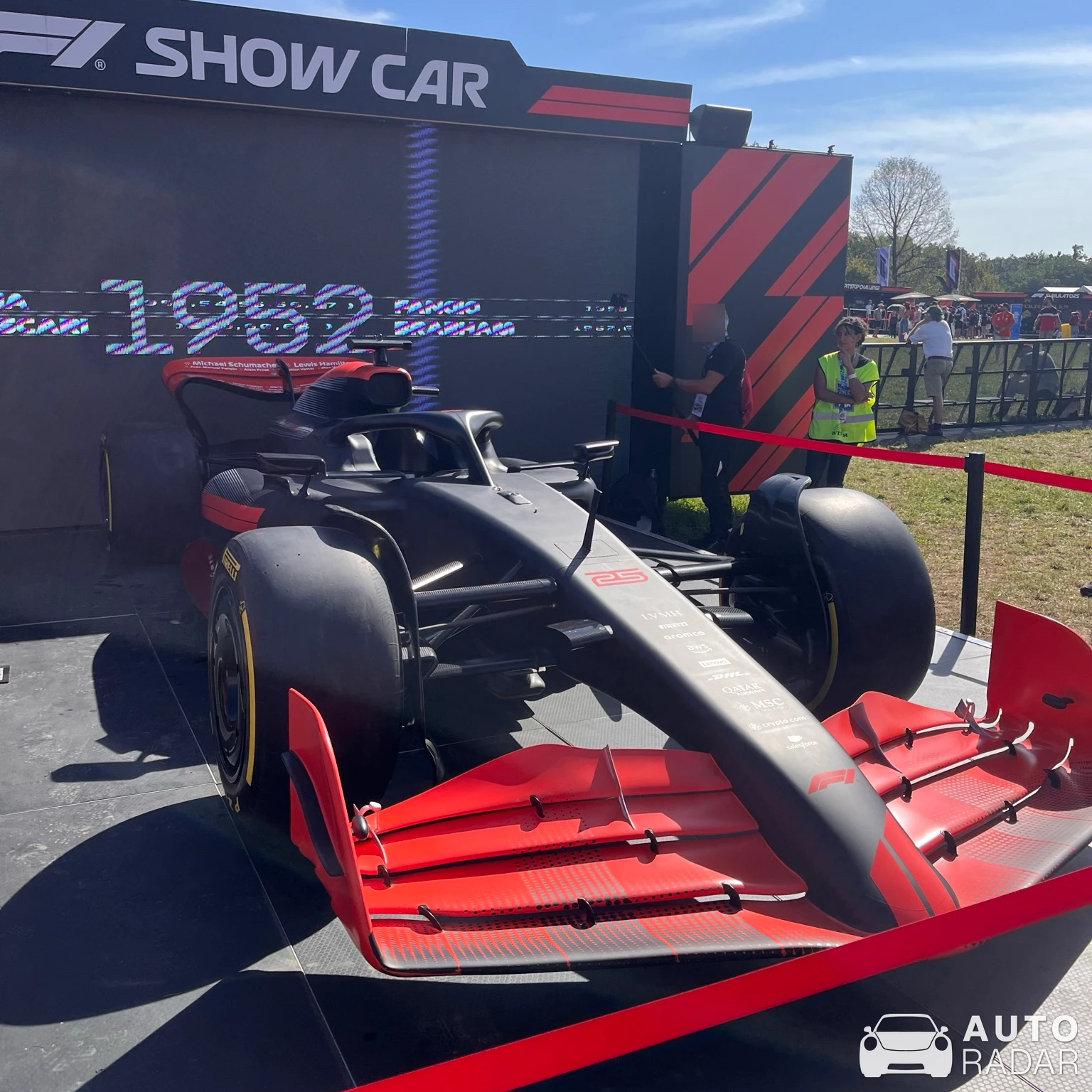 Pirelli 2022 F1 Showcar spotted