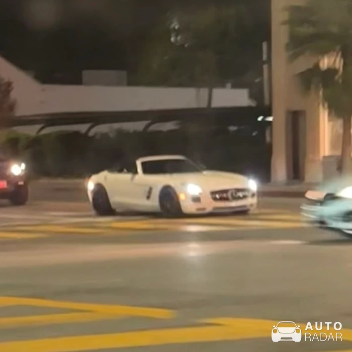Mercedes-Benz SLS AMG Roadster spotted in Beverly Hills, United States