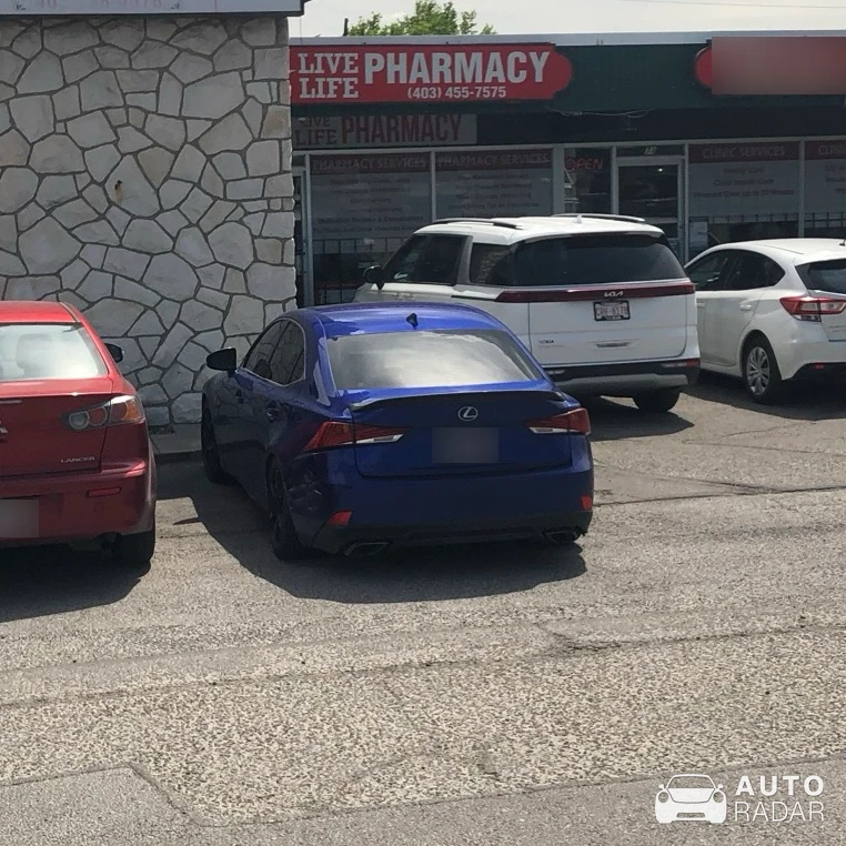 Lexus IS 350 spotted in Calgary