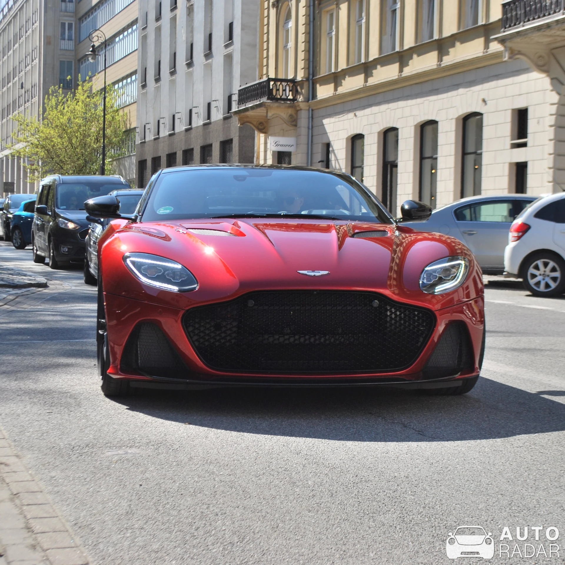 Aston Martin DBS Superleggera spotted in Warszawa, Poland