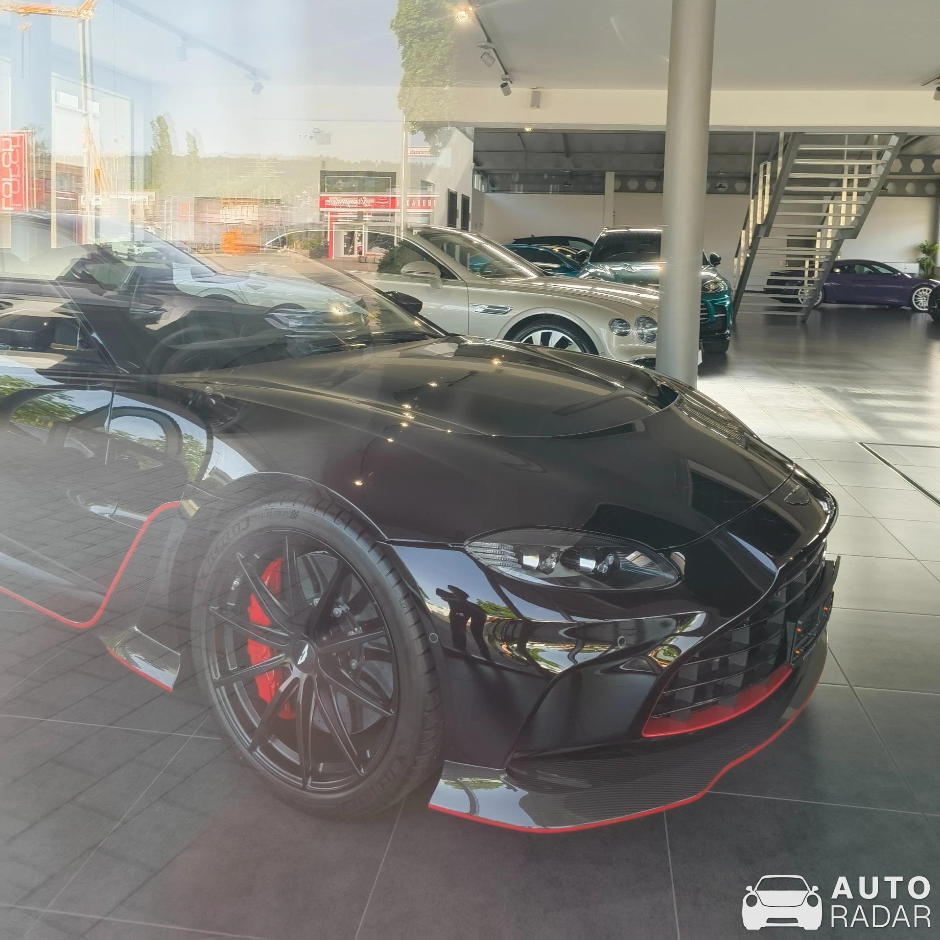 Aston Martin V12 Vantage Roadster spotted in Weingarten