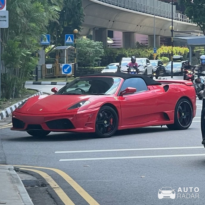 Ferrari F430 Spider Novitec Rosso spotted in Singapore