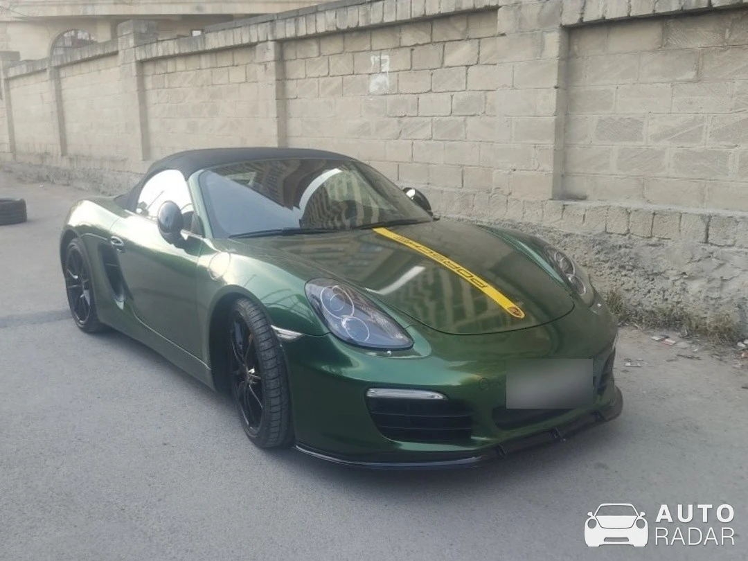Porsche 981 Boxster spotted in Bakı
