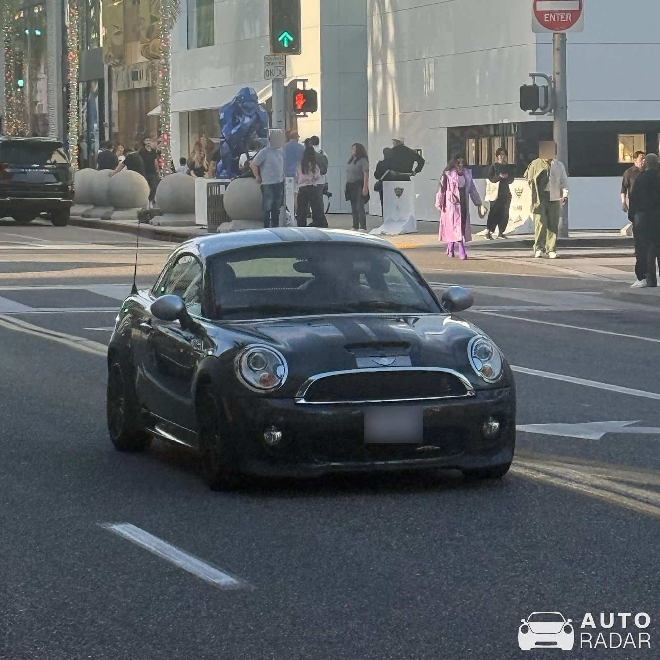 Mini Cooper S Coupe JCW spotted in Beverly Hills, United States
