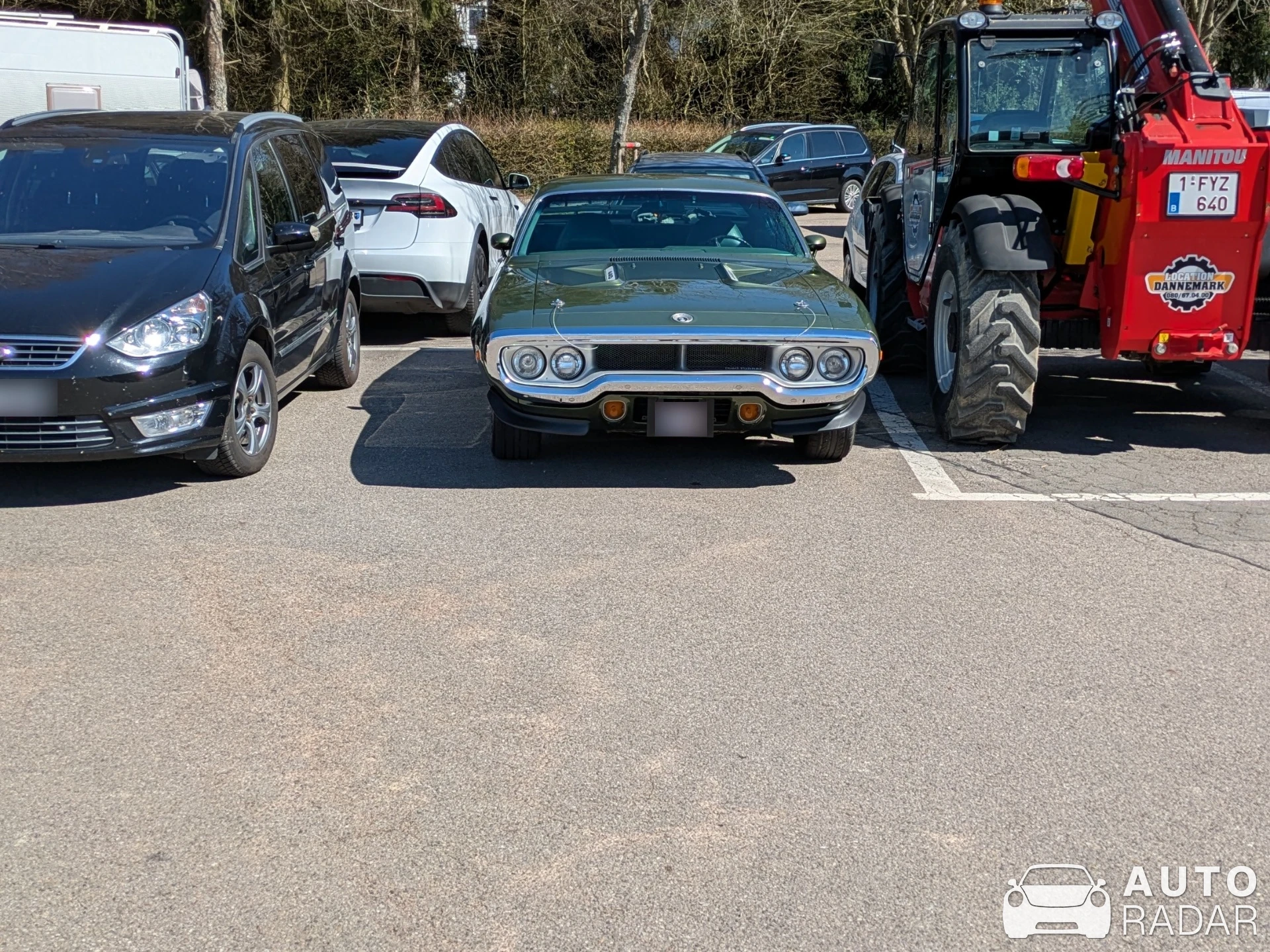 Plymouth GTX spotted in Sankt Vith