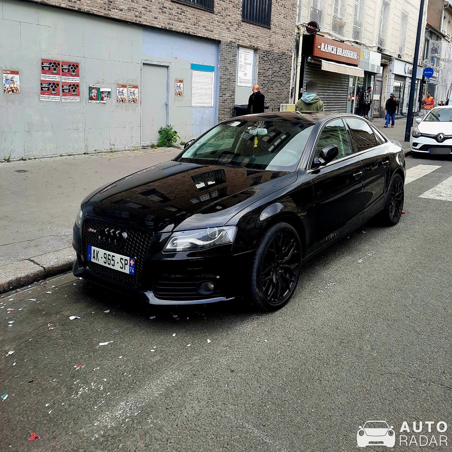 Audi RS4 Sedan spotted in Saint-Denis, France