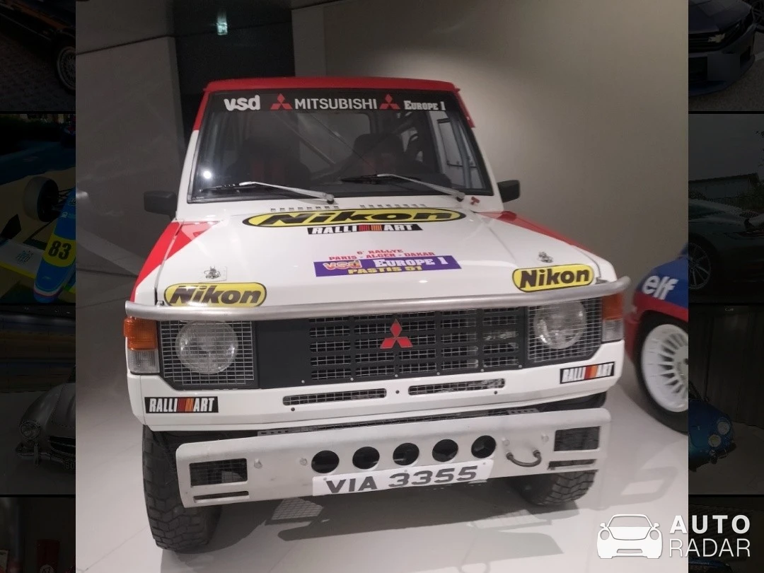 Mitsubishi Pajero Paris-Dakar spotted in Monaco