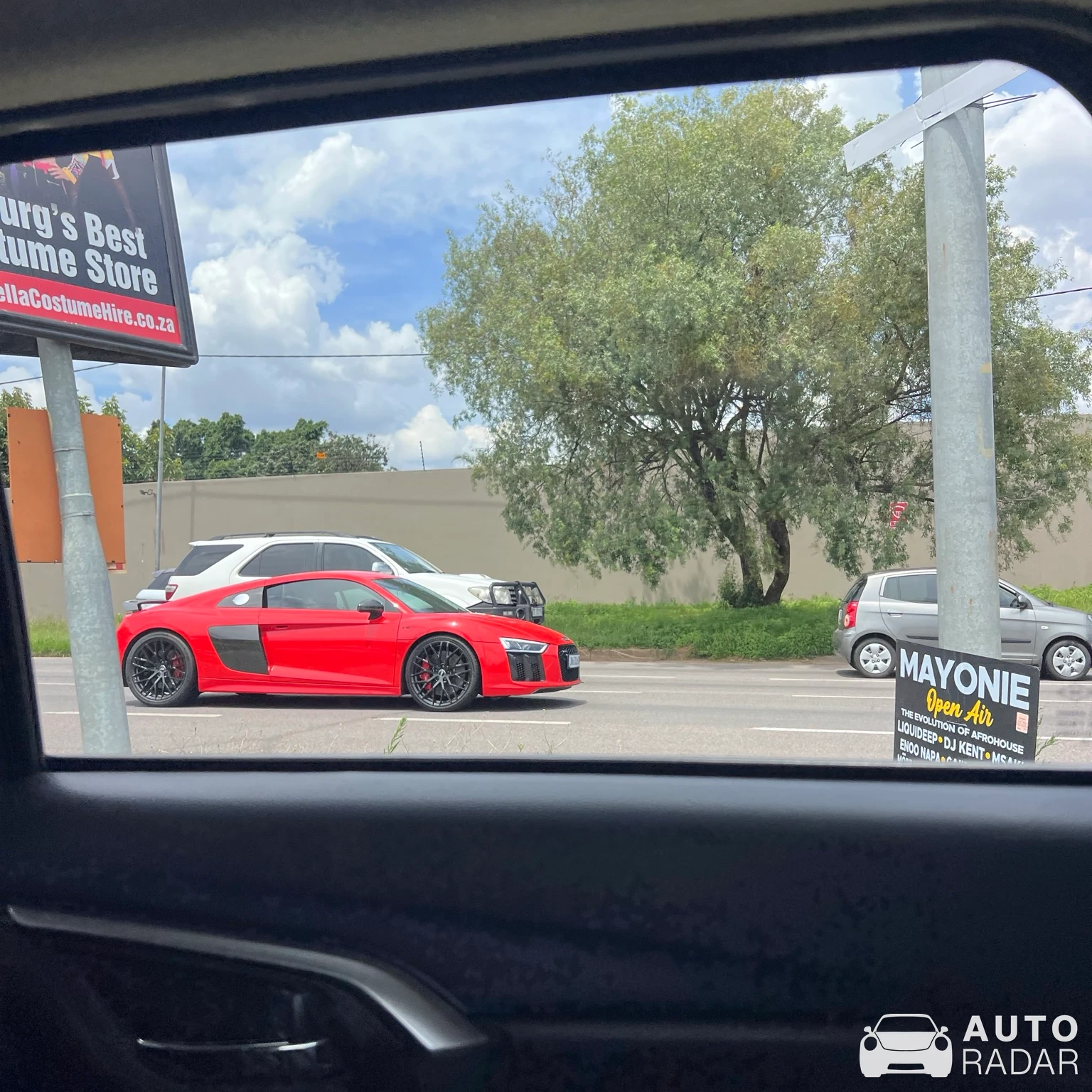 Audi R8 V10 spotted in Johannesburg