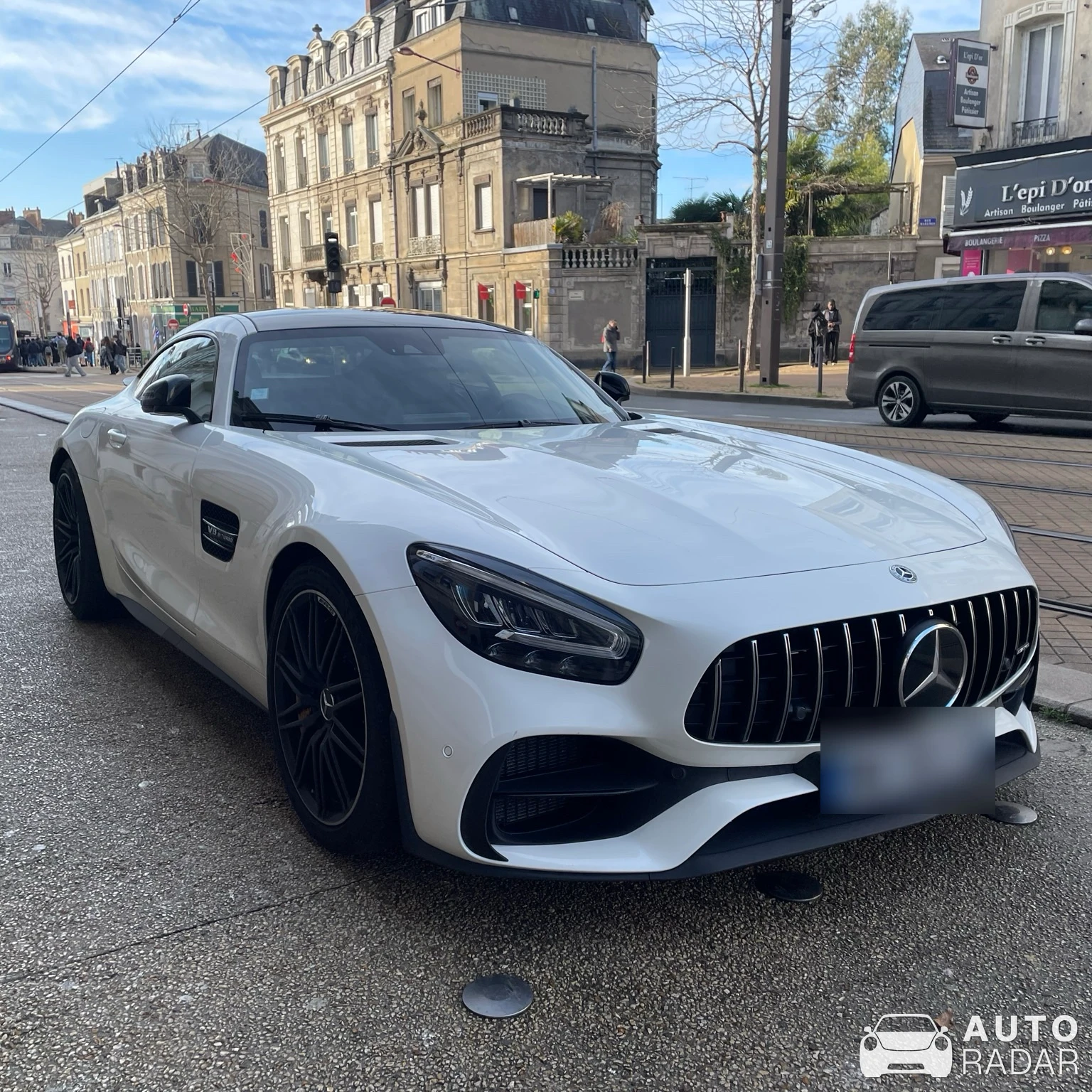 Mercedes-AMG GT C C190 spotted in Le Mans, France