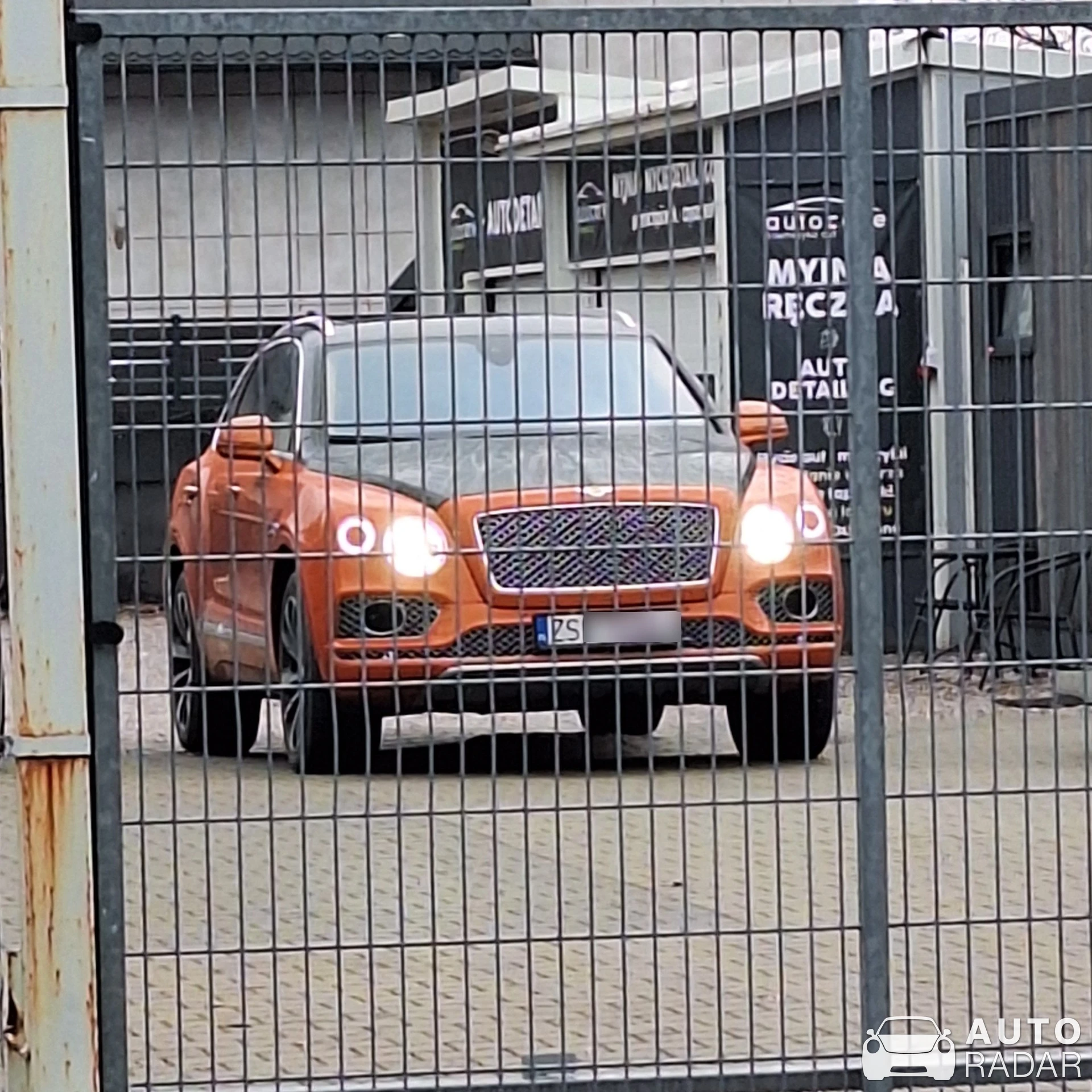Bentley Bentayga spotted in Warszawa, Polska