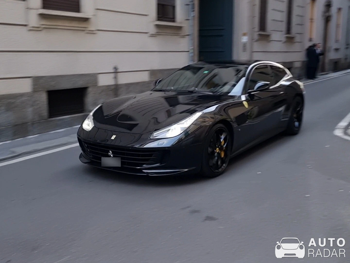 Ferrari GTC4Lusso spotted in Milan, Italy
