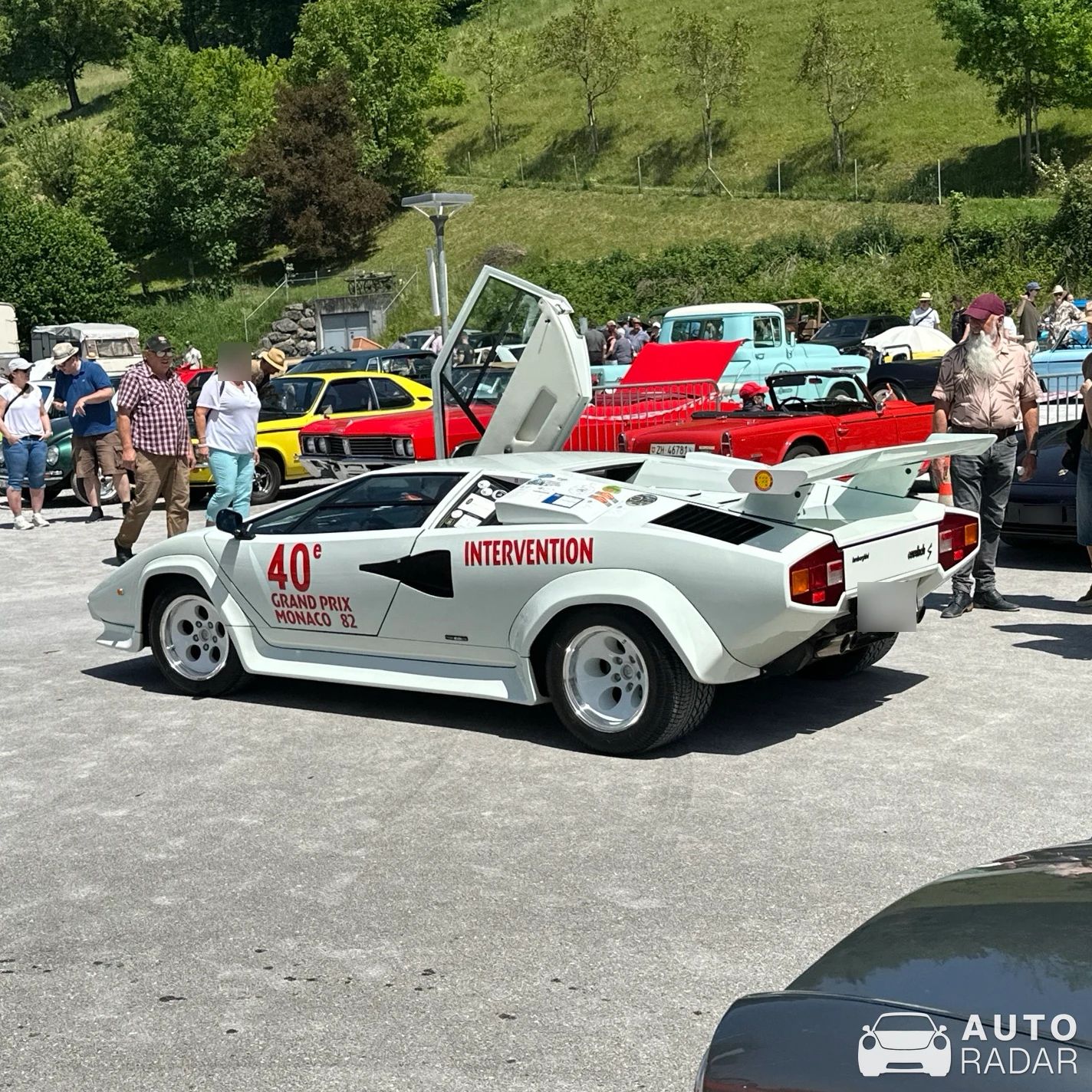 Lamborghini Countach 5000 S spotted in Dürnten