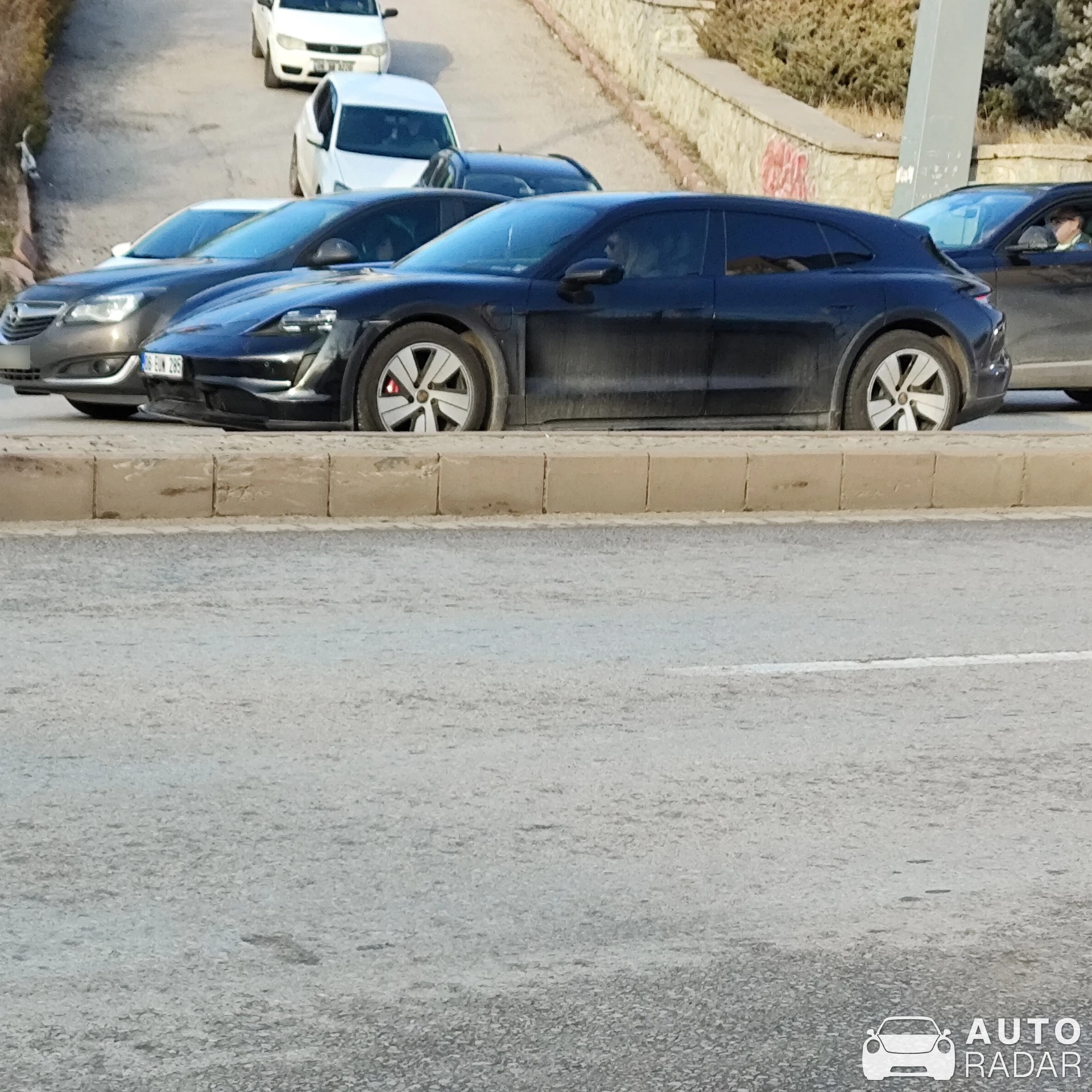 Porsche Taycan 4S spotted in Çankaya, Türkiye