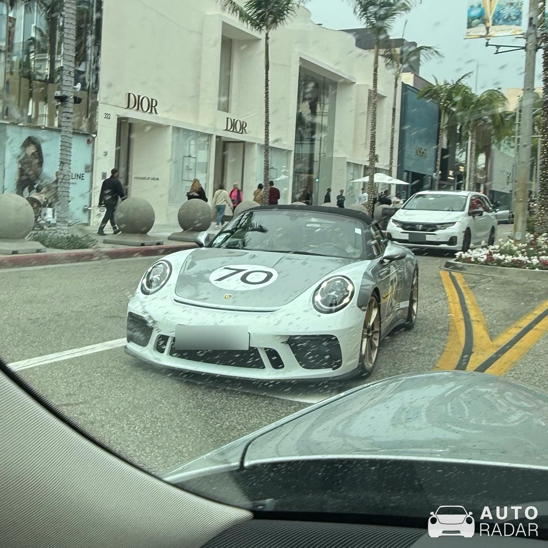 Porsche 991 Speedster Heritage Package spotted in Beverly Hills, United States