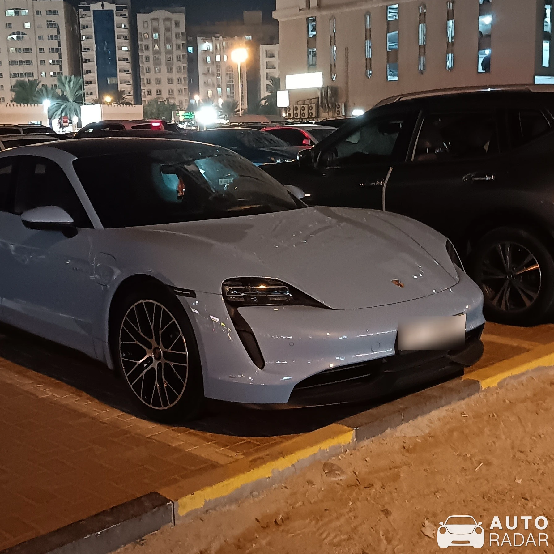 Porsche Taycan GTS spotted in Sharjah, United Arab Emirates