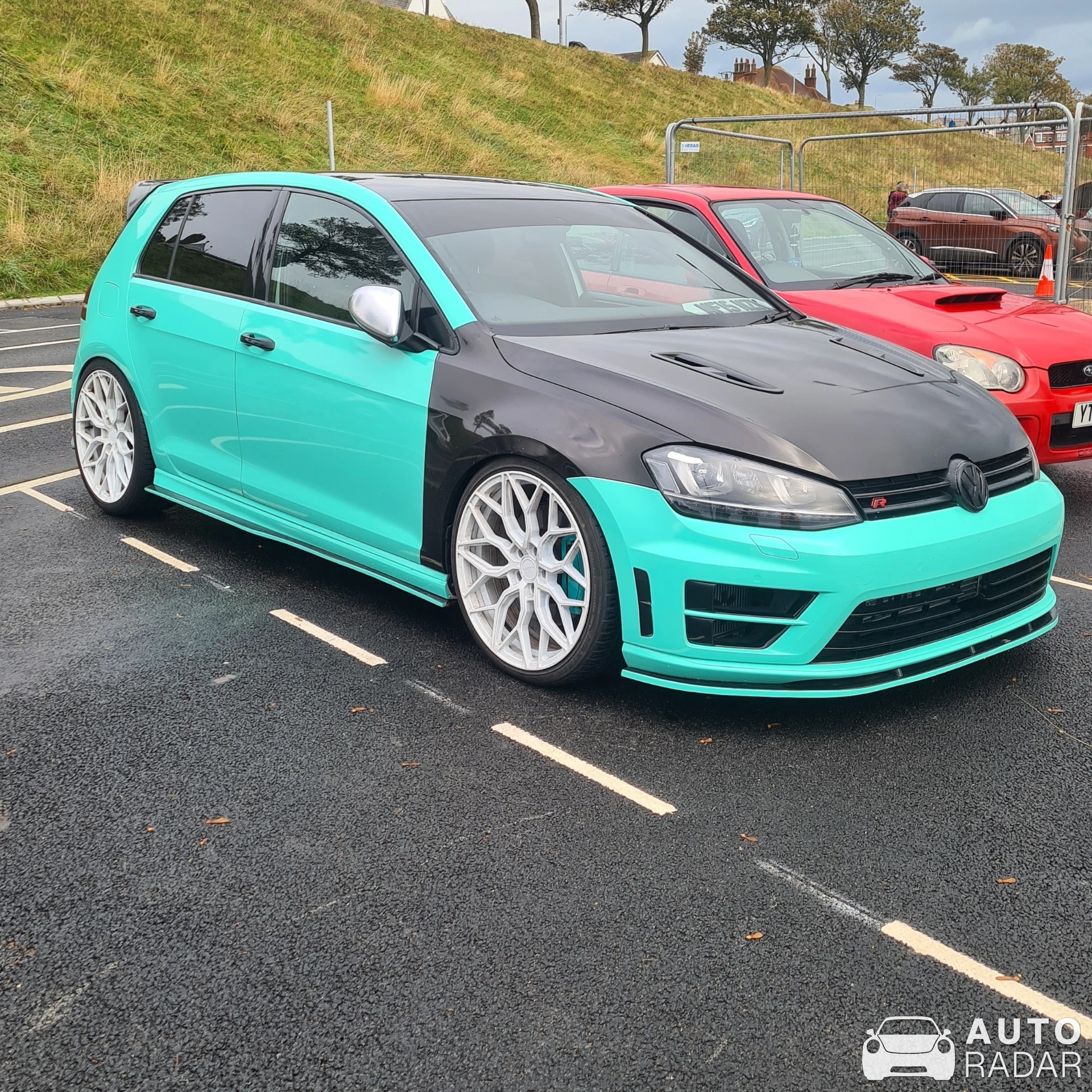 Volkswagen Golf R MkVII spotted in Conwy Principal Area, United Kingdom