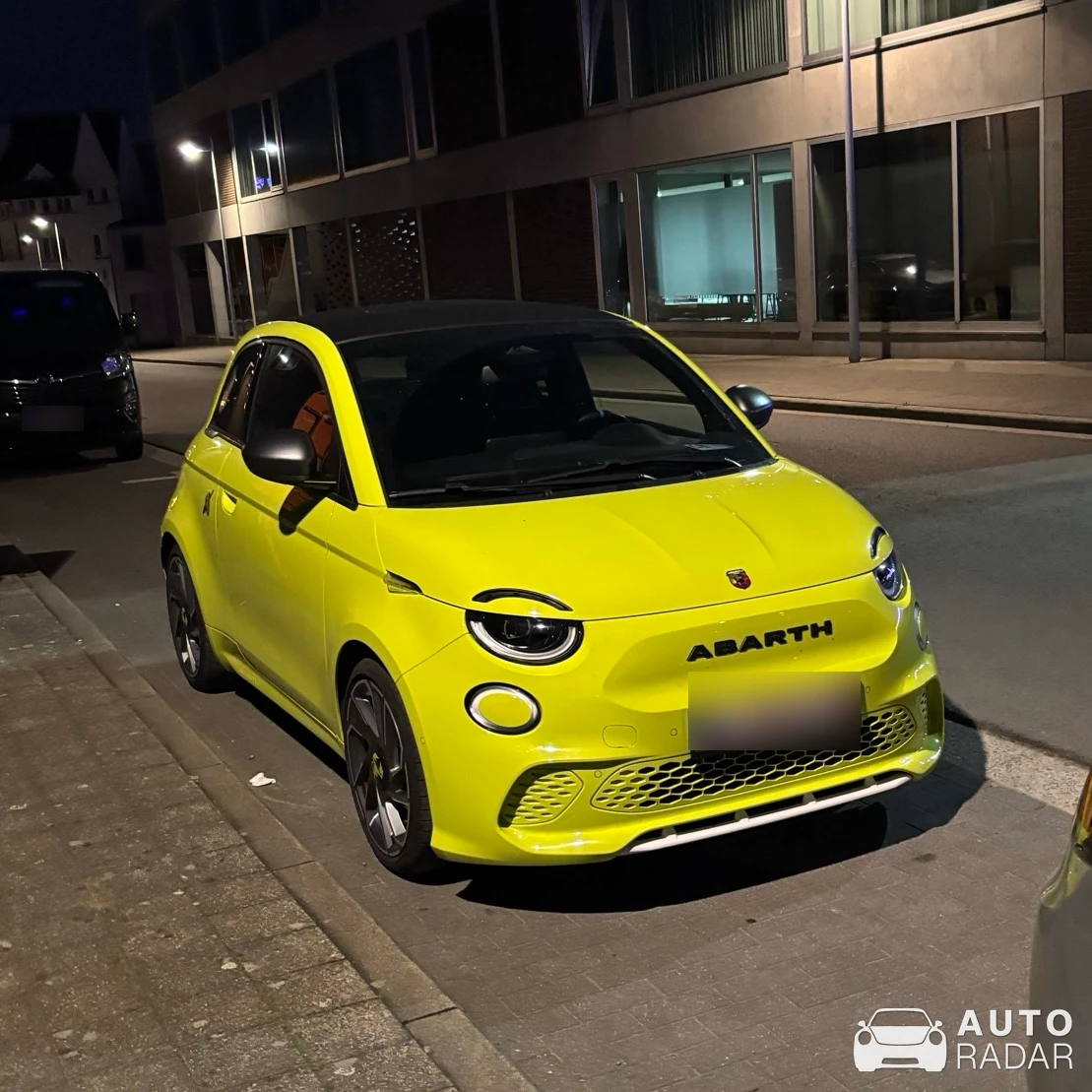 Abarth 500e spotted in Kortrijk