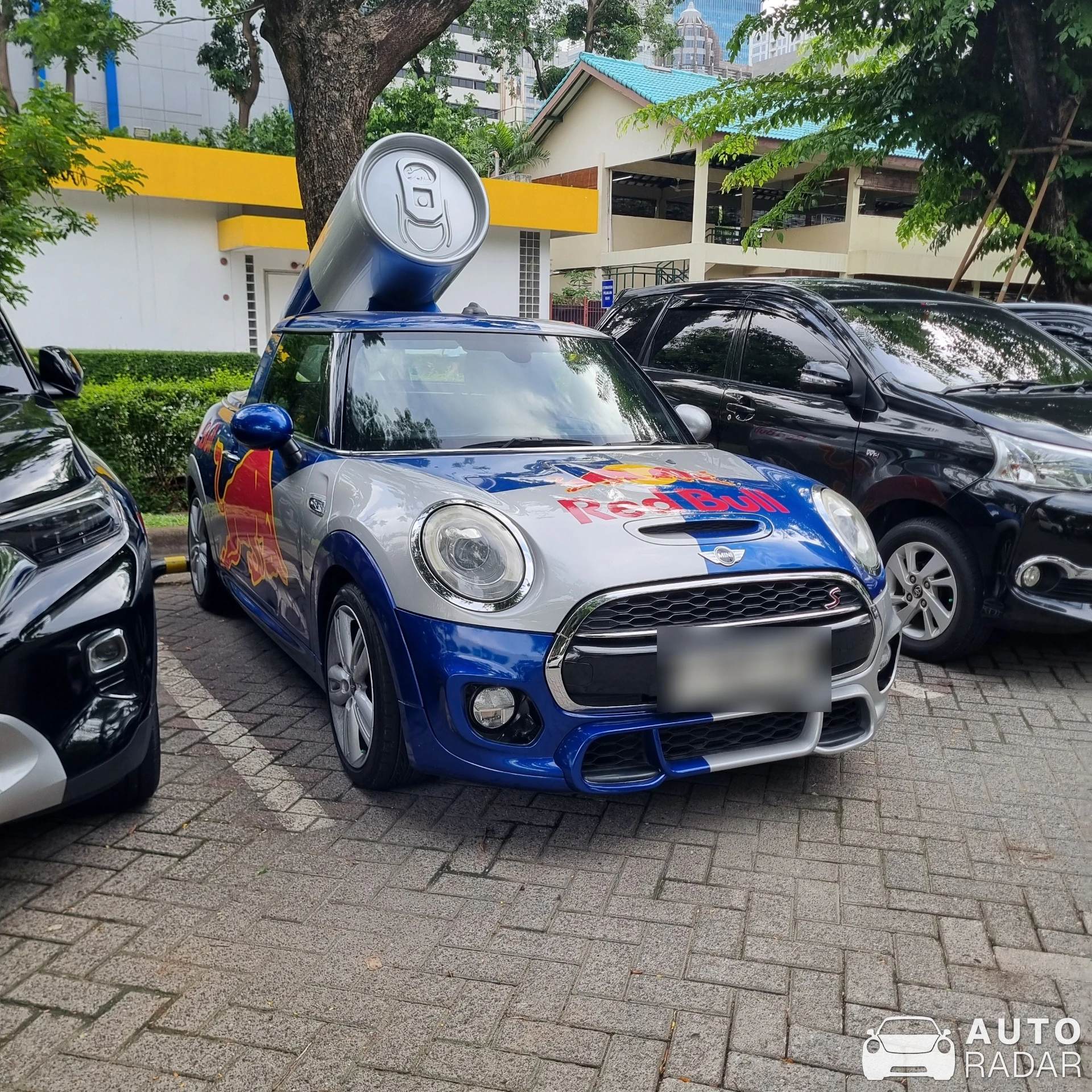 Mini Cooper Red Bull spotted in Kota Jakarta Pusat, Indonesia