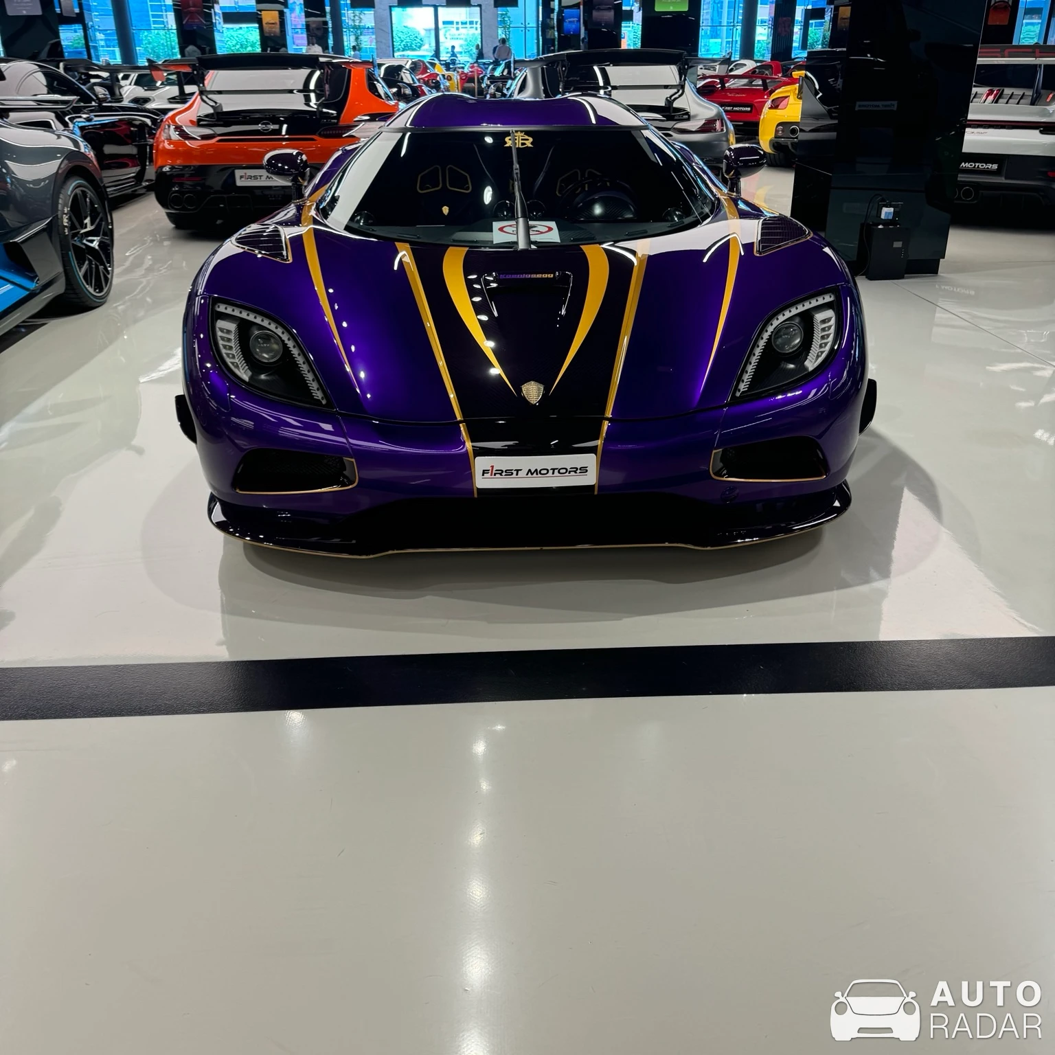 Koenigsegg Agera R Zijin spotted in Dubai