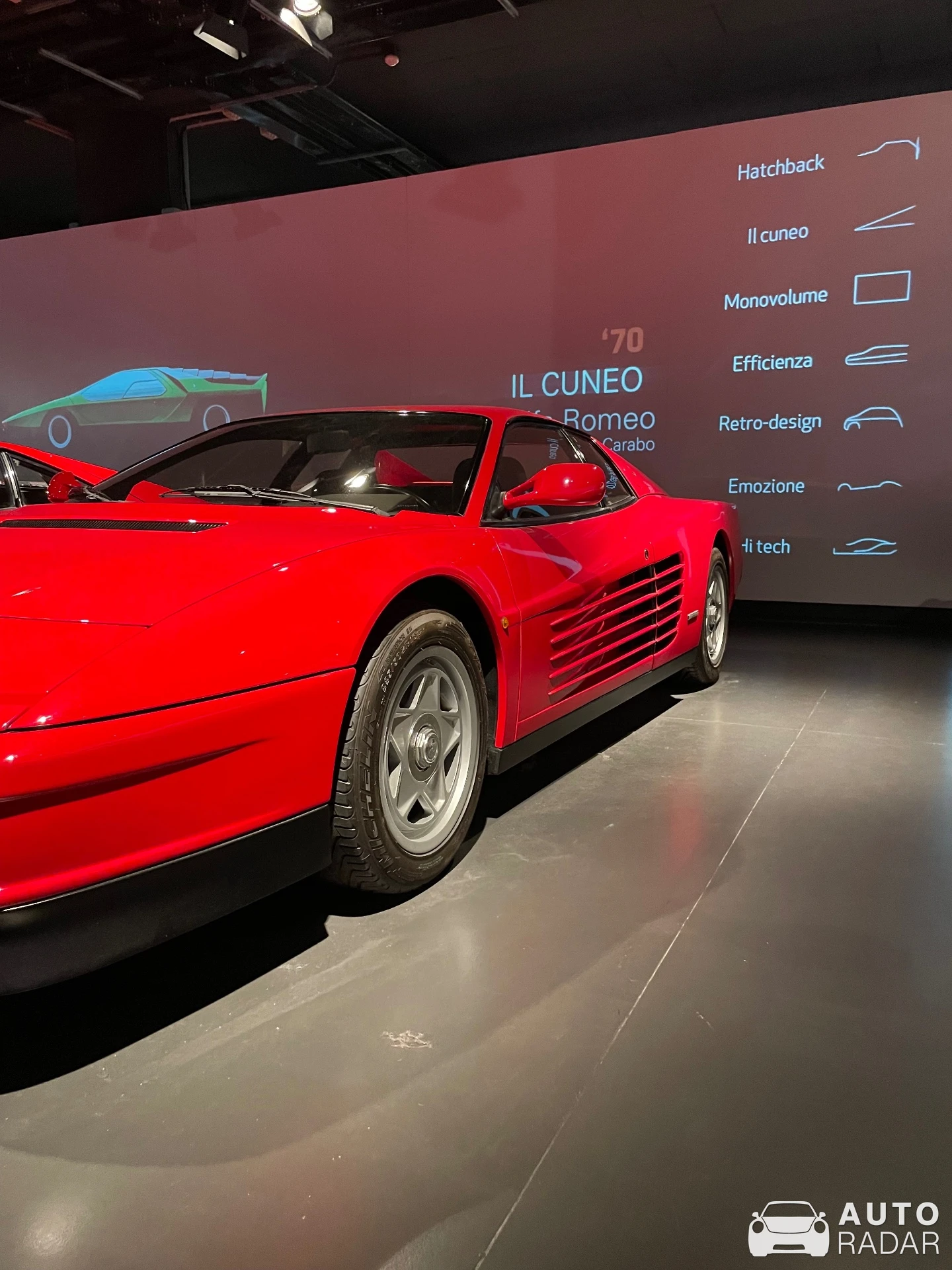 Ferrari Testarossa Monodado spotted in Torino