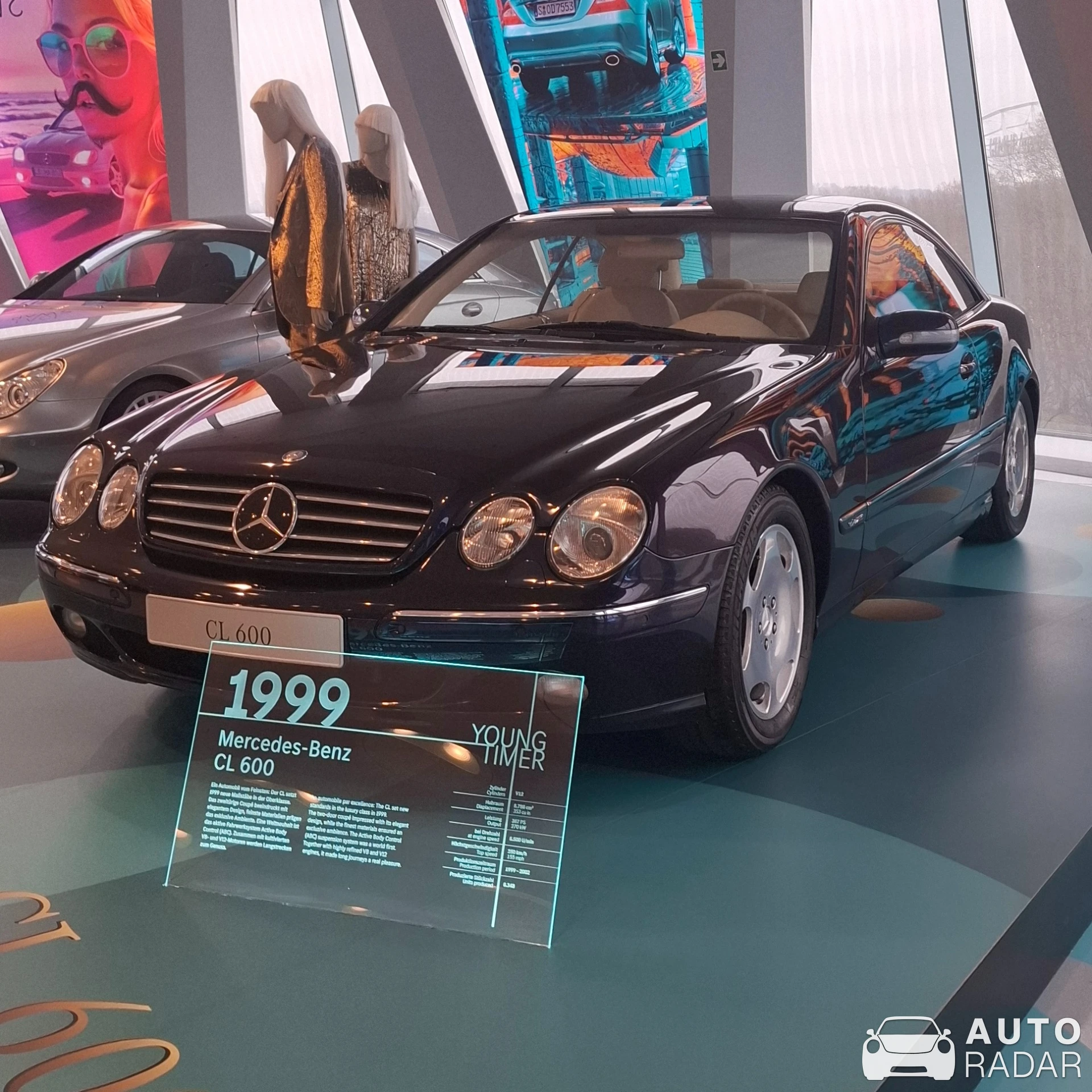 Mercedes-Benz CL 600 C125 spotted in Stuttgart