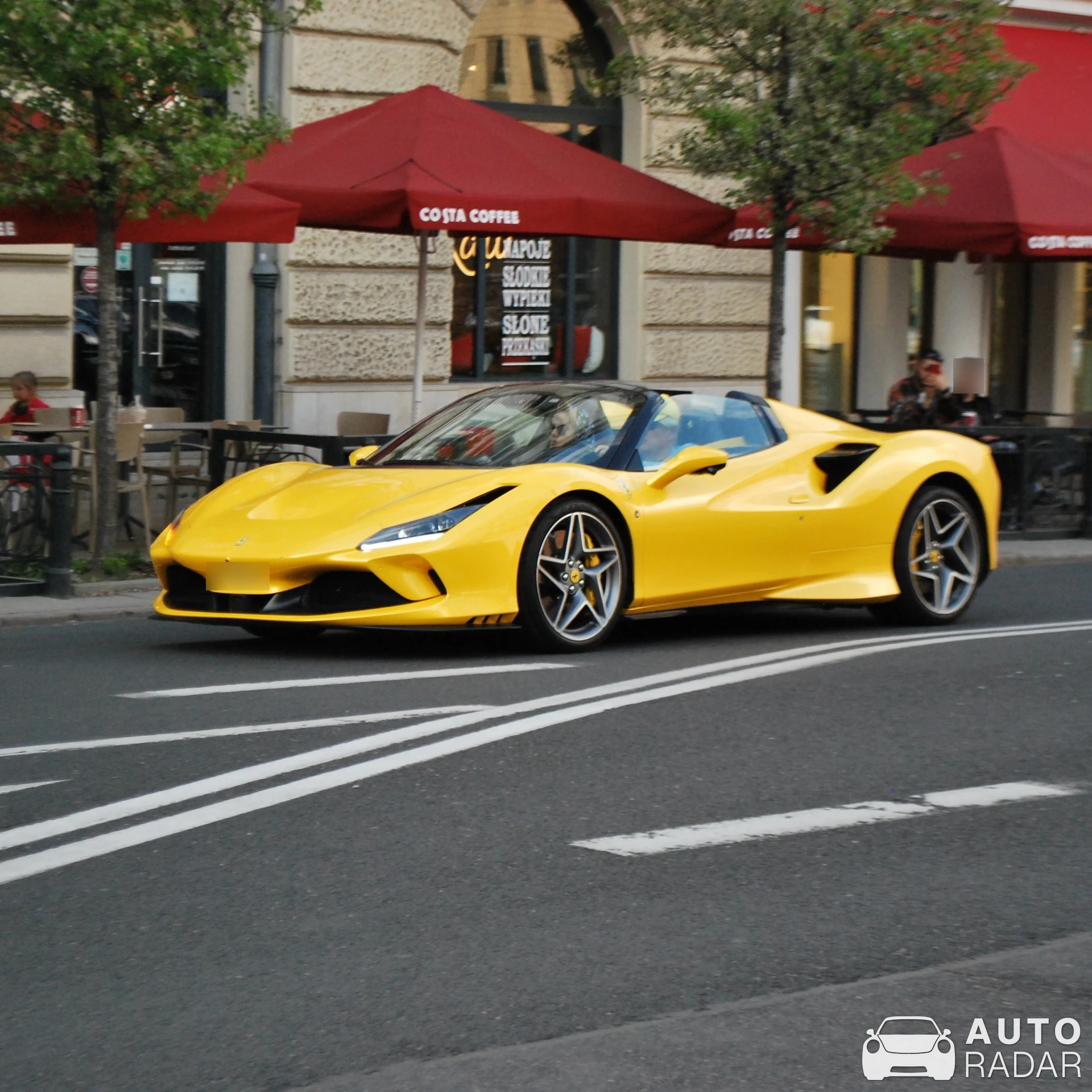 Ferrari F8 Spider spotted in Warszawa, Poland