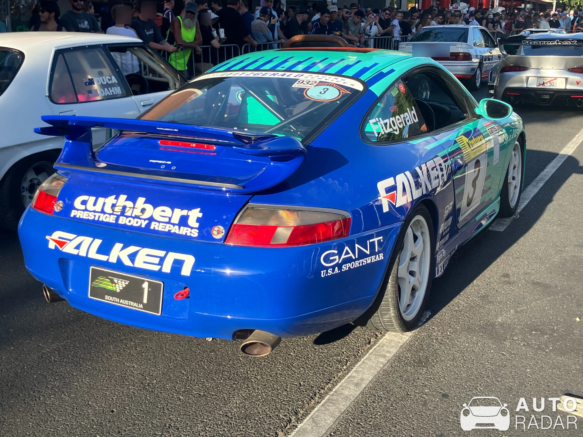 Porsche 996 GT3-R spotted in Adelaide
