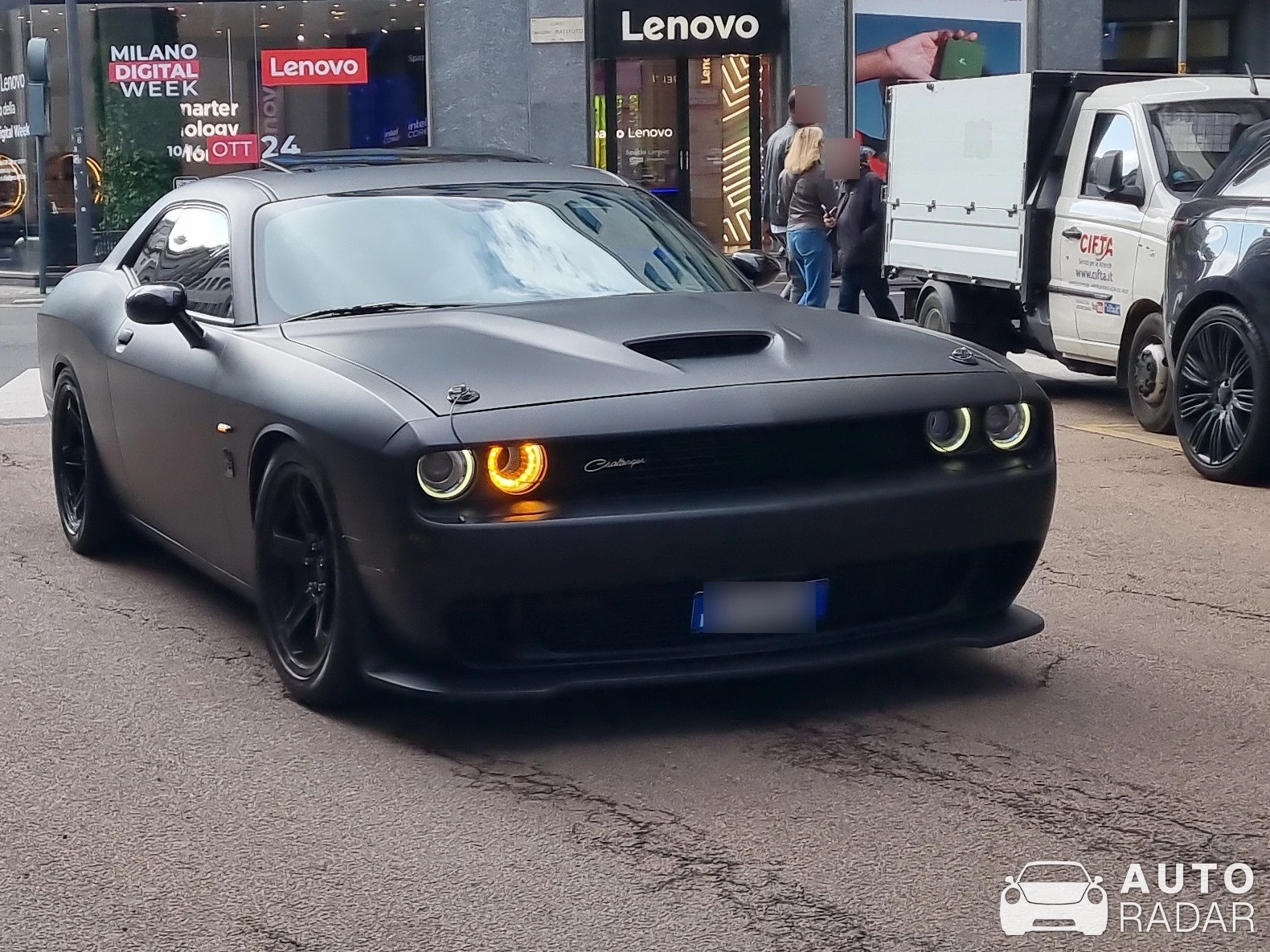 Dodge Challenger SRT spotted in Milano, Italia