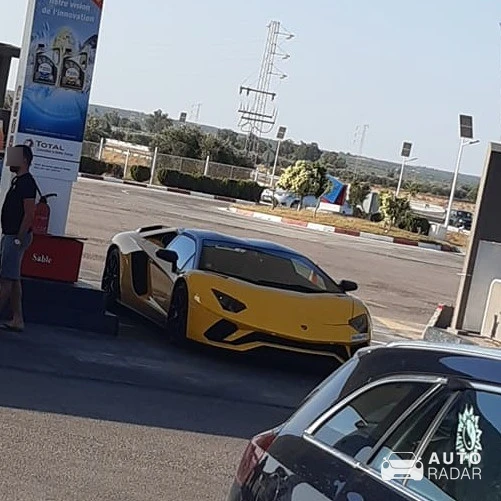 Lamborghini Aventador S LP740-4 Roadster spotted in Khanguet El Hojjej, Tunisia